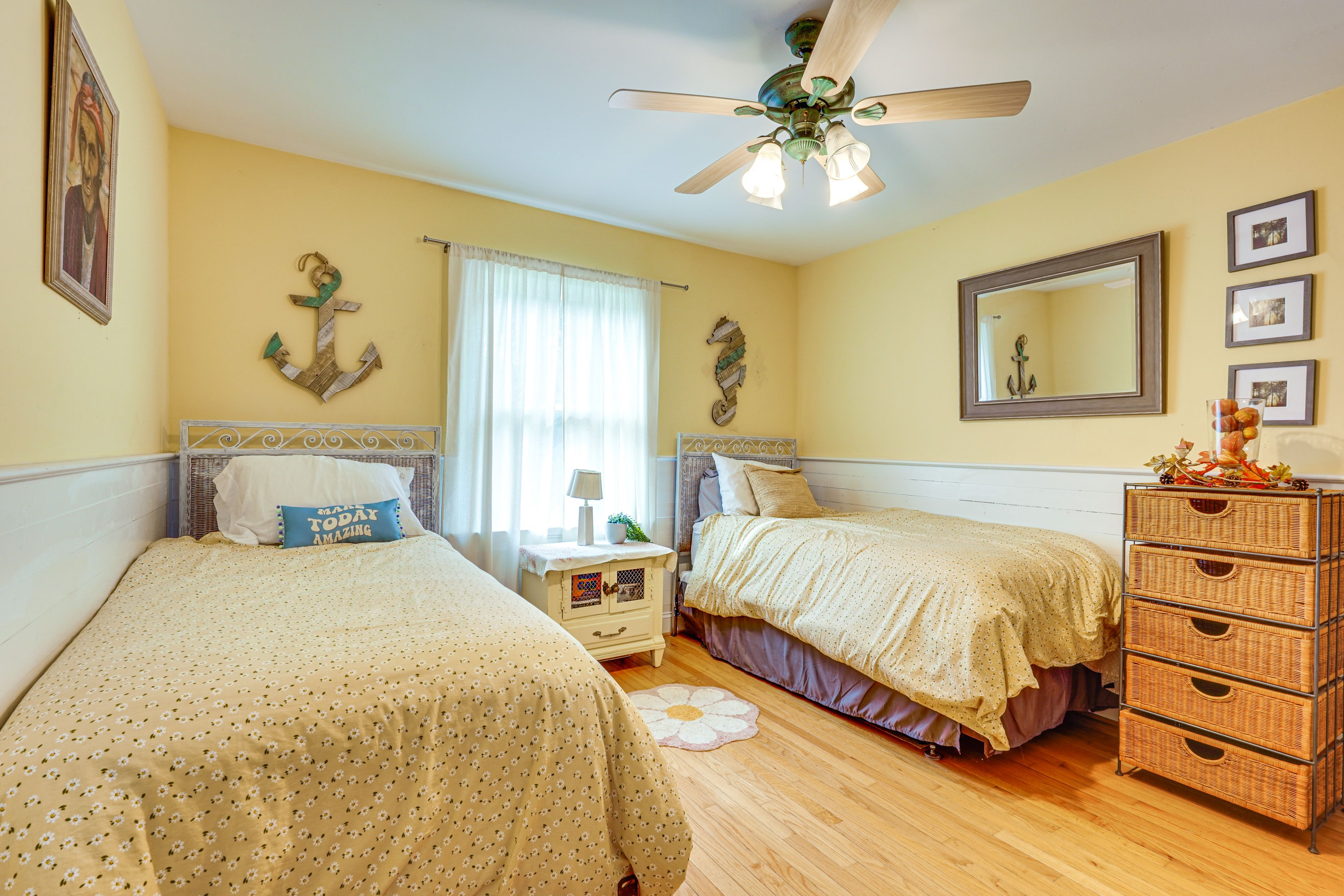 Bedroom 3 | Main Level | 2 Twin Beds | Linens Provided