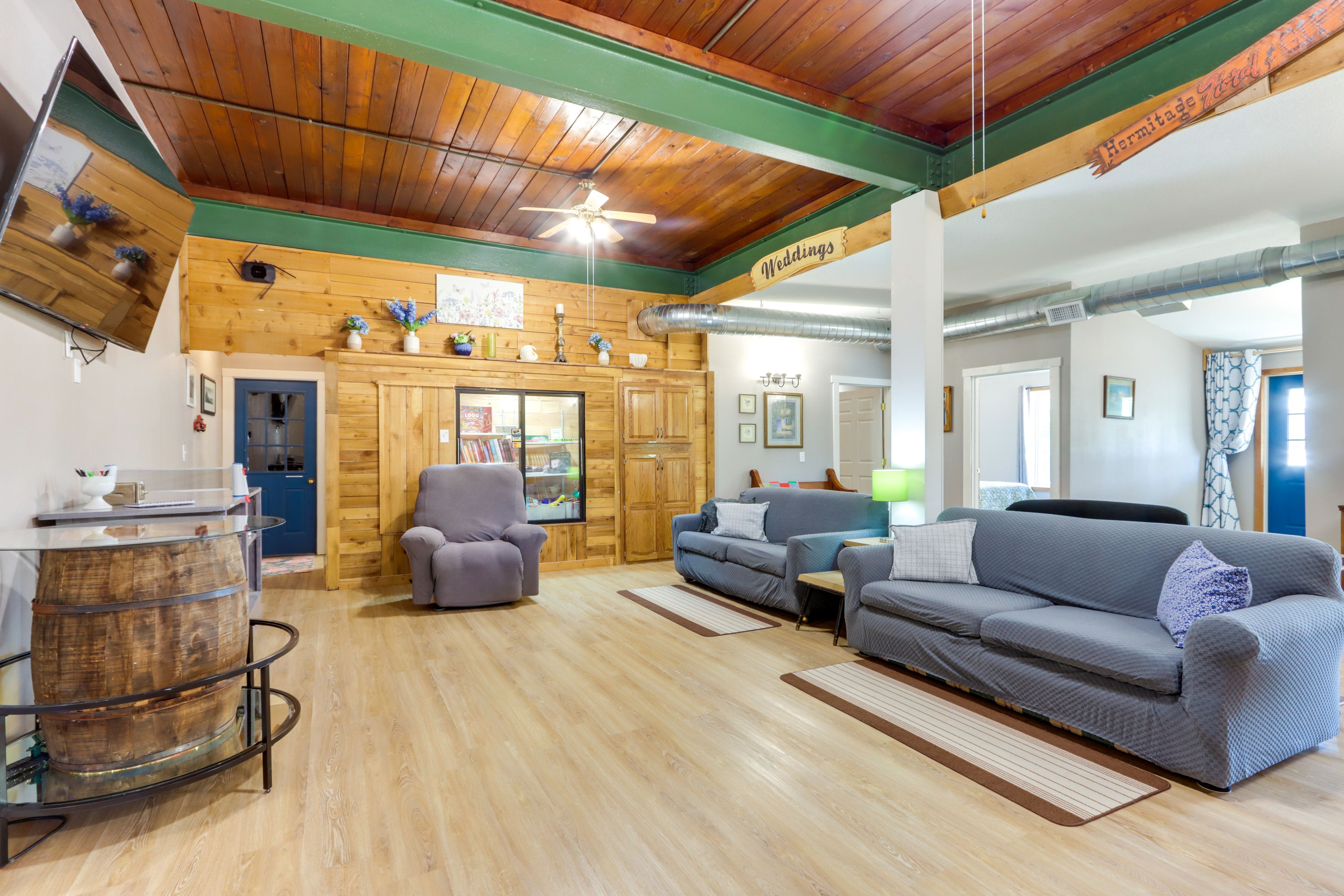 Living Room | Single-Story House | Self Check-In | Central A/C