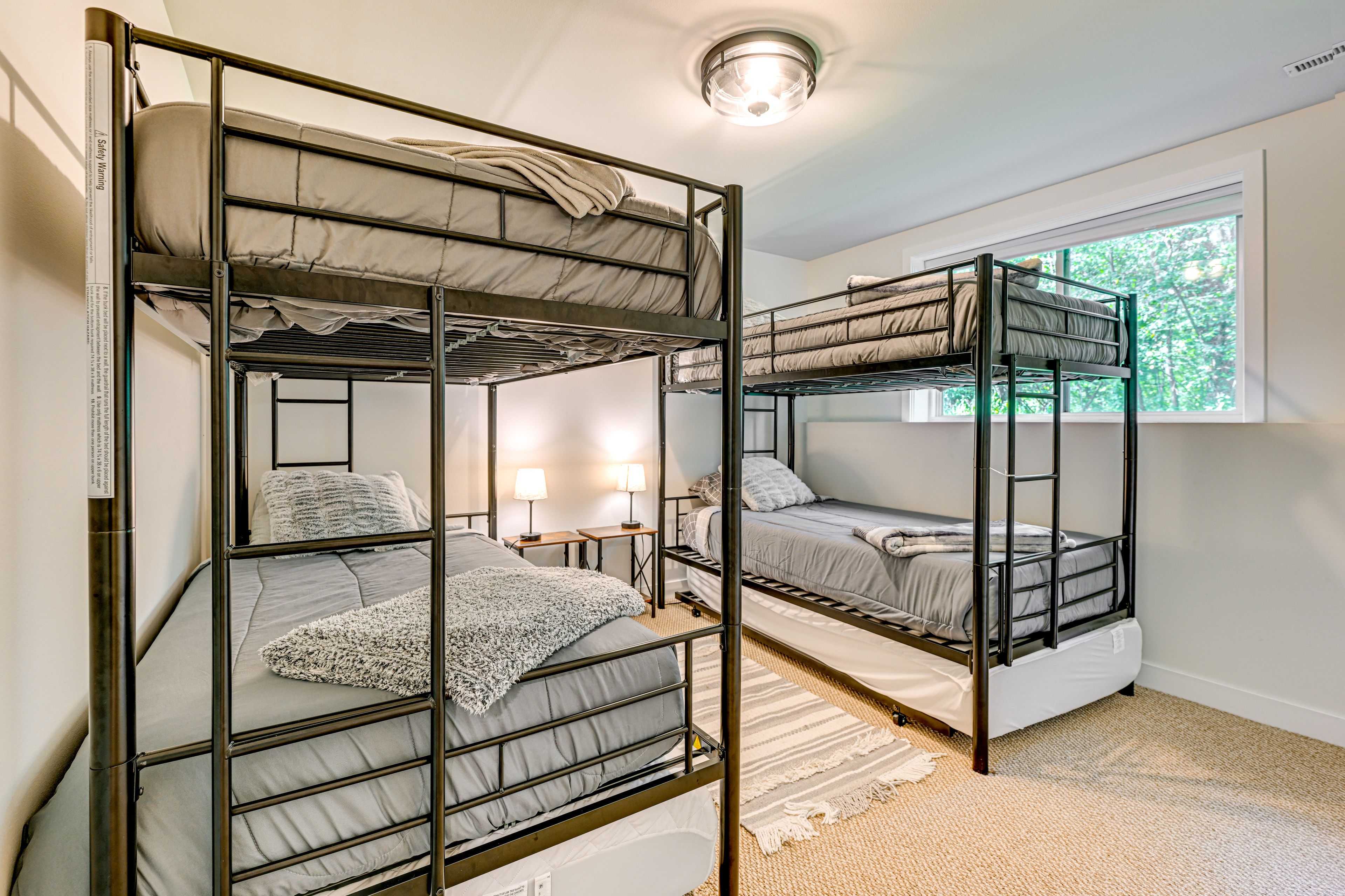 Bedroom 5 | 2 Twin Bunk Beds w/ 2 Twin Trundle Beds | 1st Floor