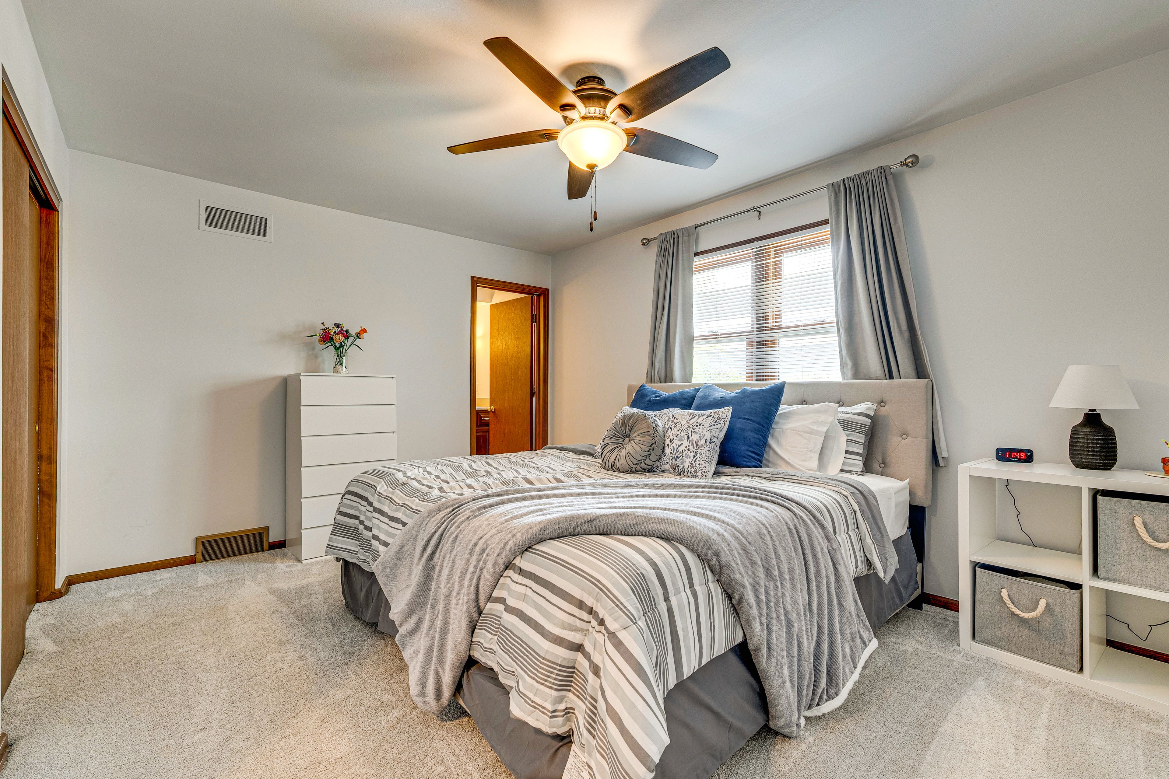 Bedroom 1 | 2nd Floor | King Bed | Queen Air Mattress | Twin Cot