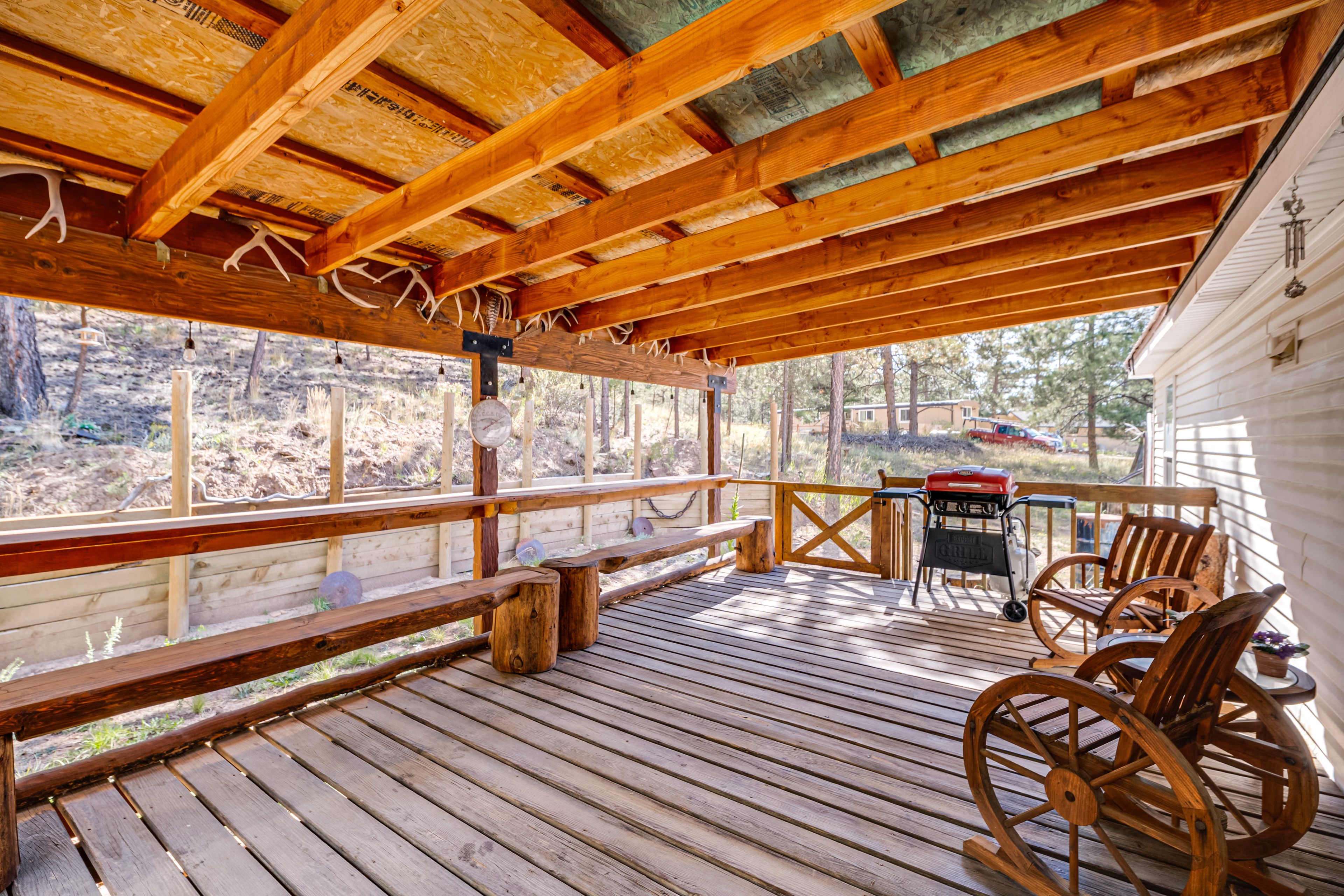 Exterior | Covered Deck | Gas Grill