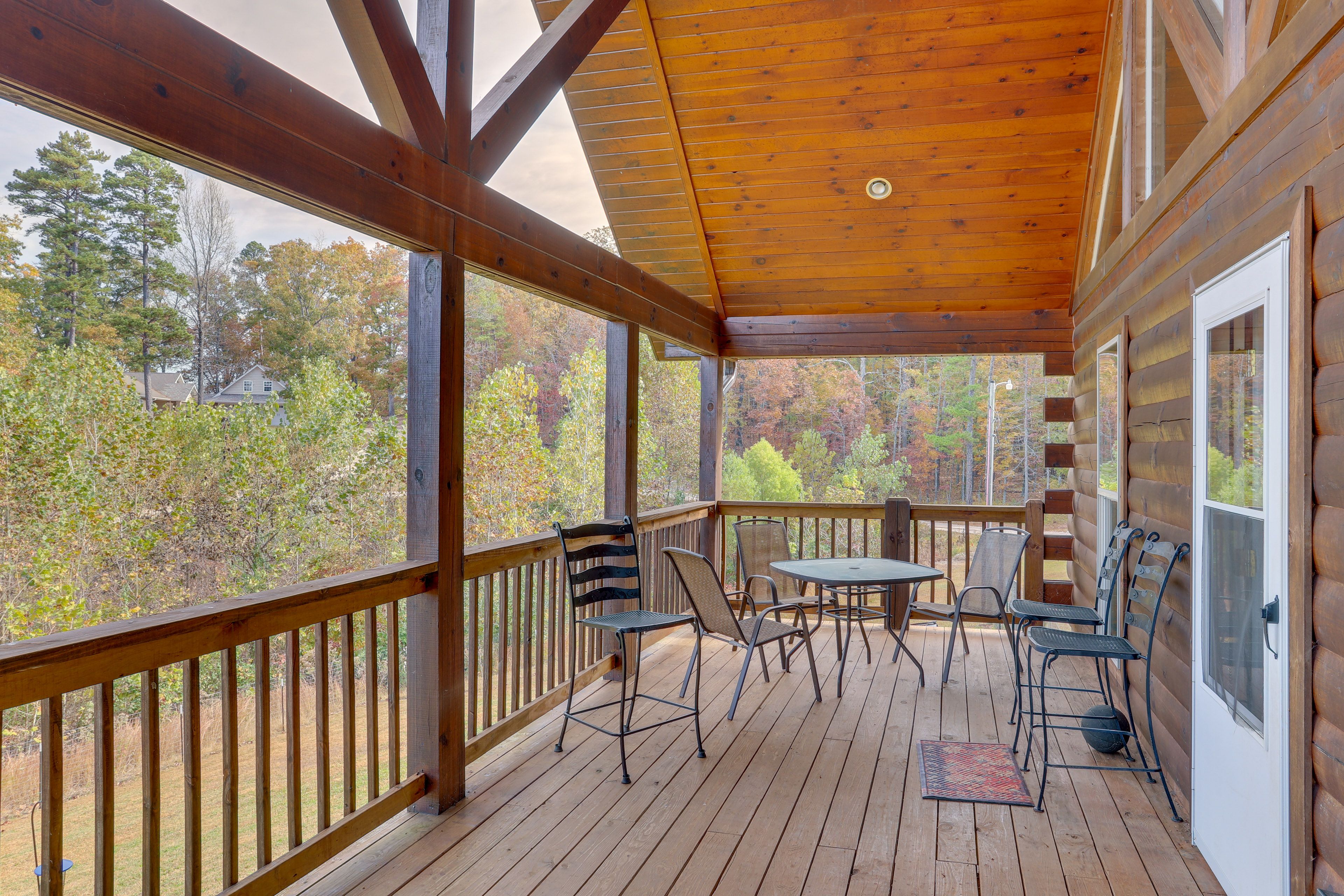 Covered Deck | Central Heating & A/C