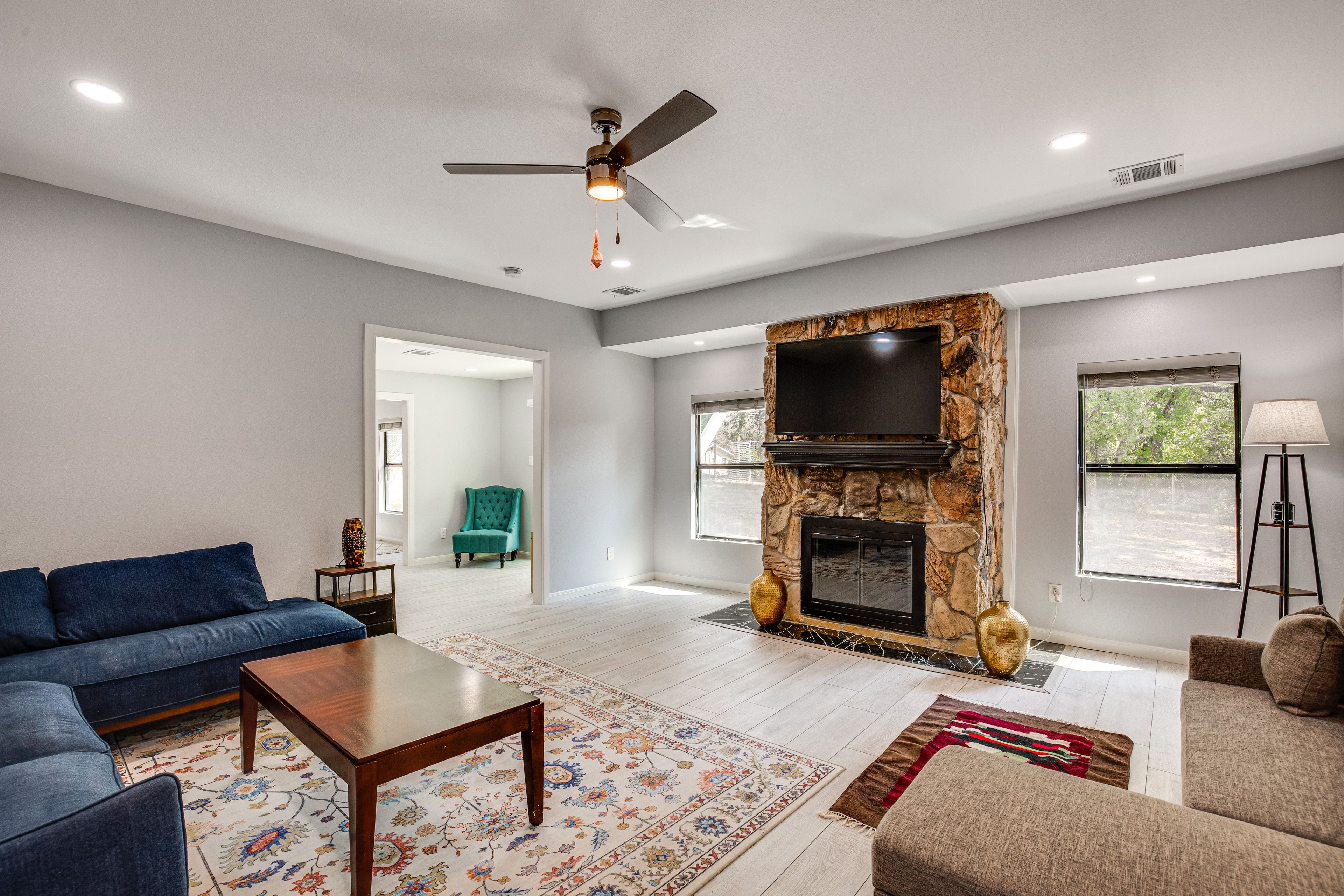 Living Room | Smart TV | Single-Story Home