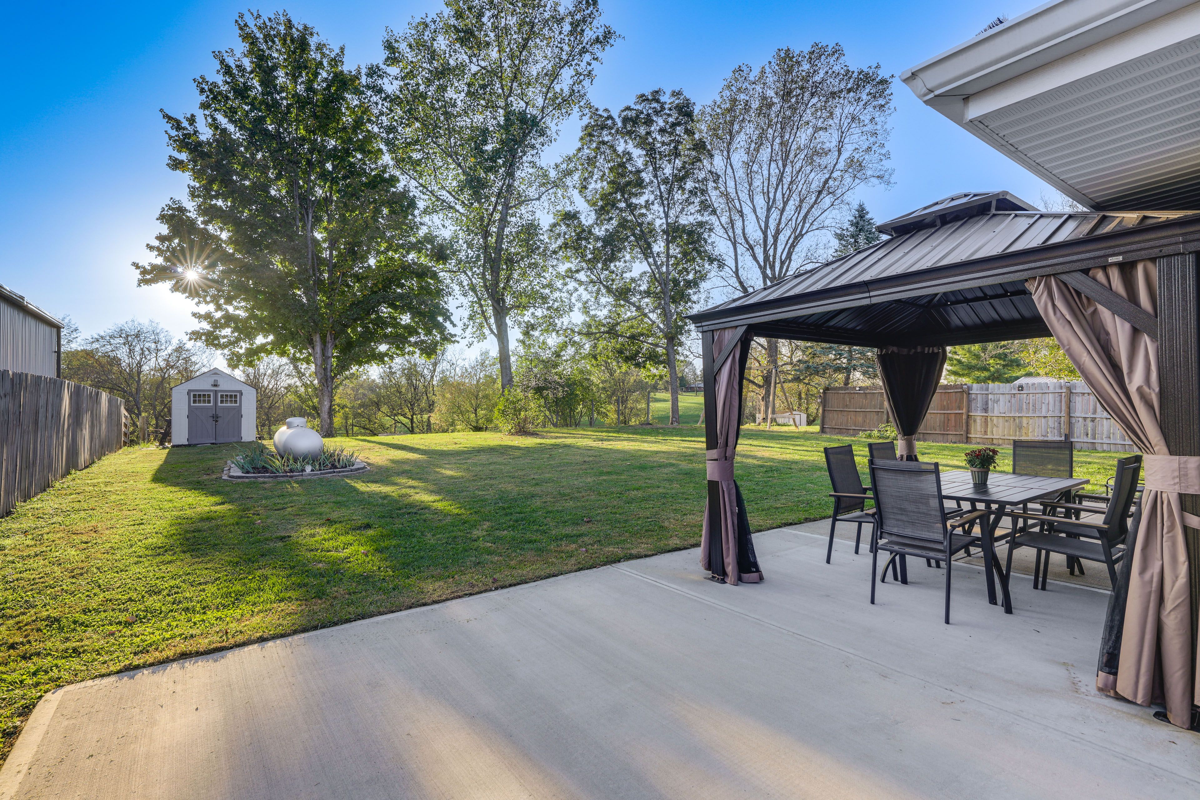 Private Backyard | Furnished Patio