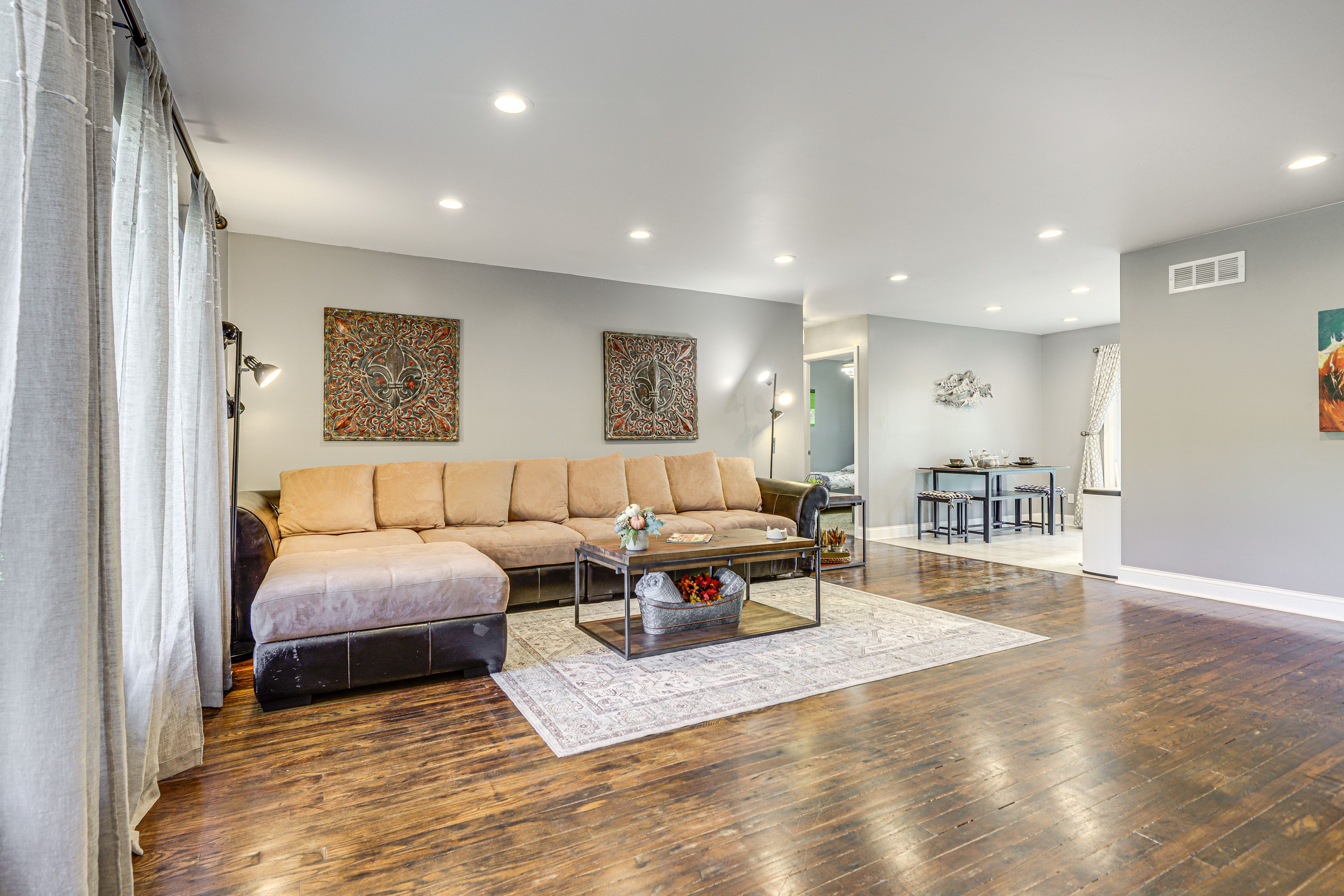Living Room | Main Floor | Central A/C & Heat | Free WiFi