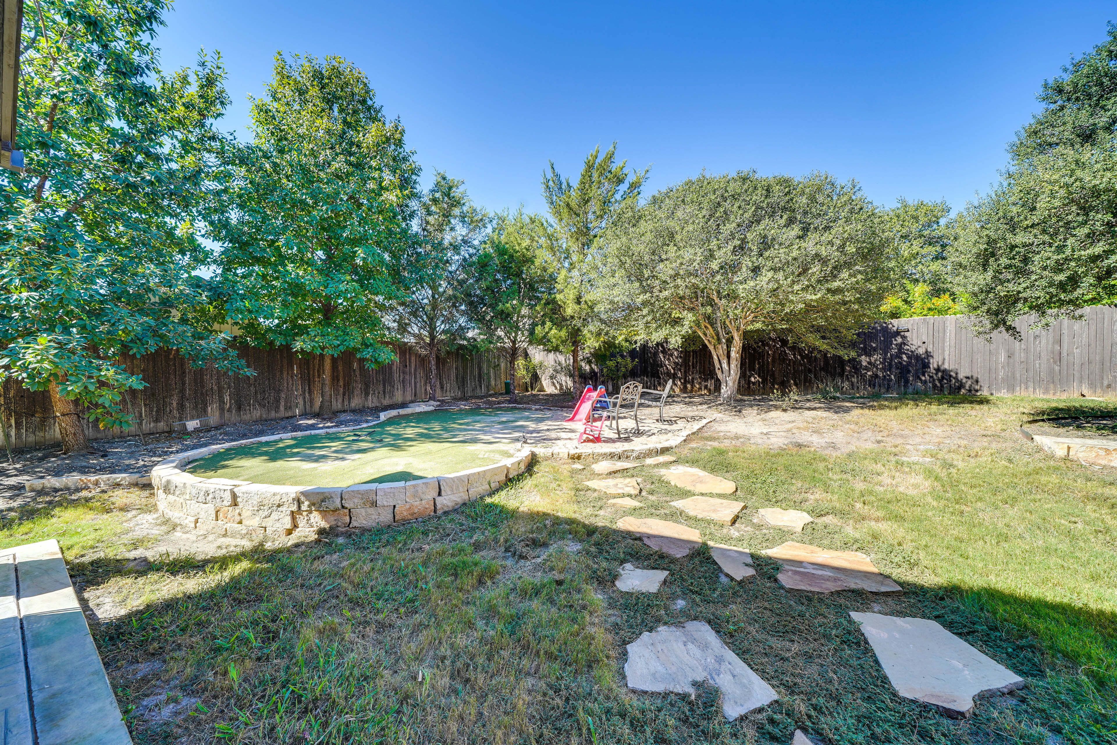 Fenced Backyard | Putting Green