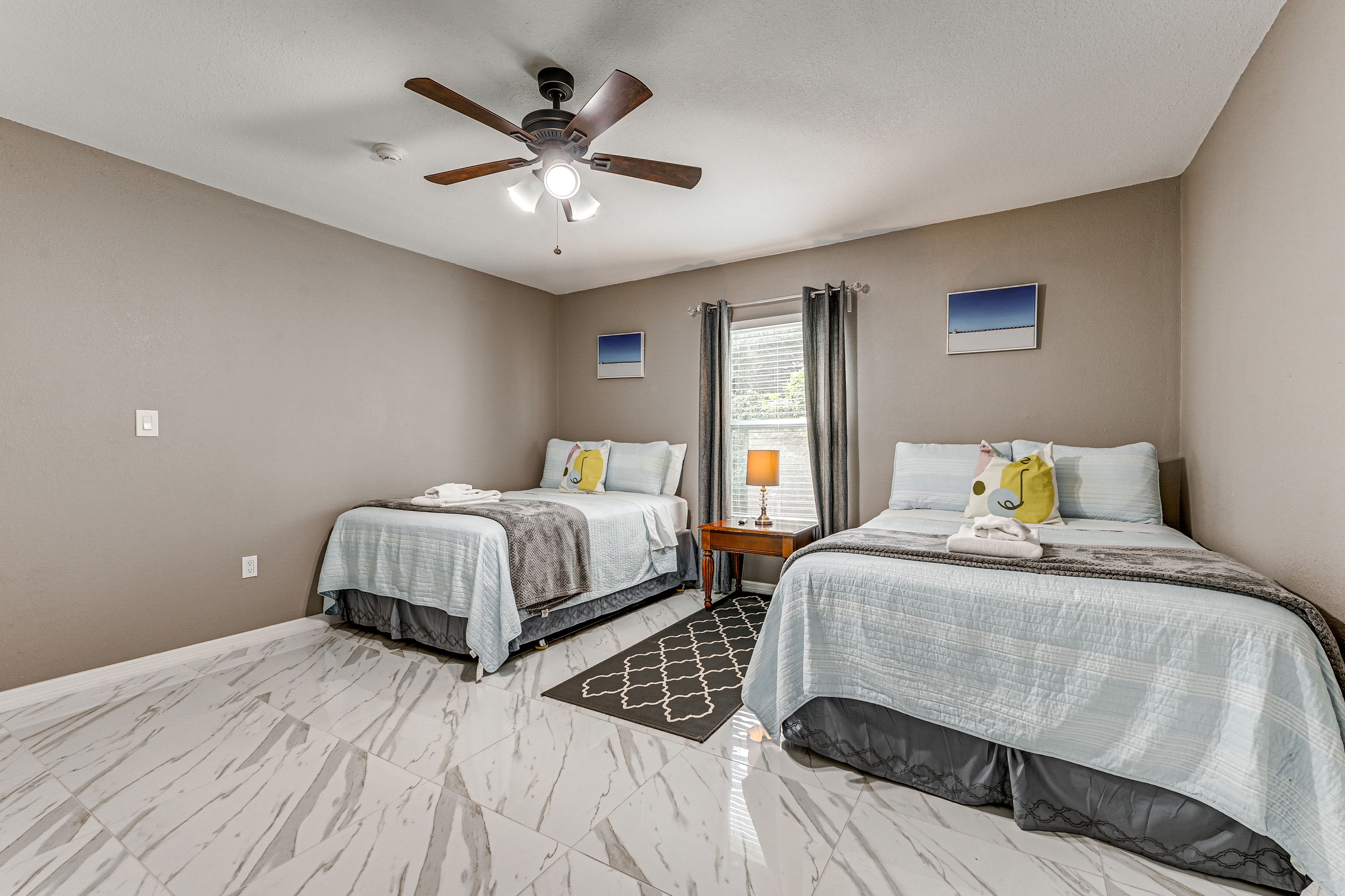 Bedroom 3 | 2 Full Beds | Smart TV | En-Suite Bathroom