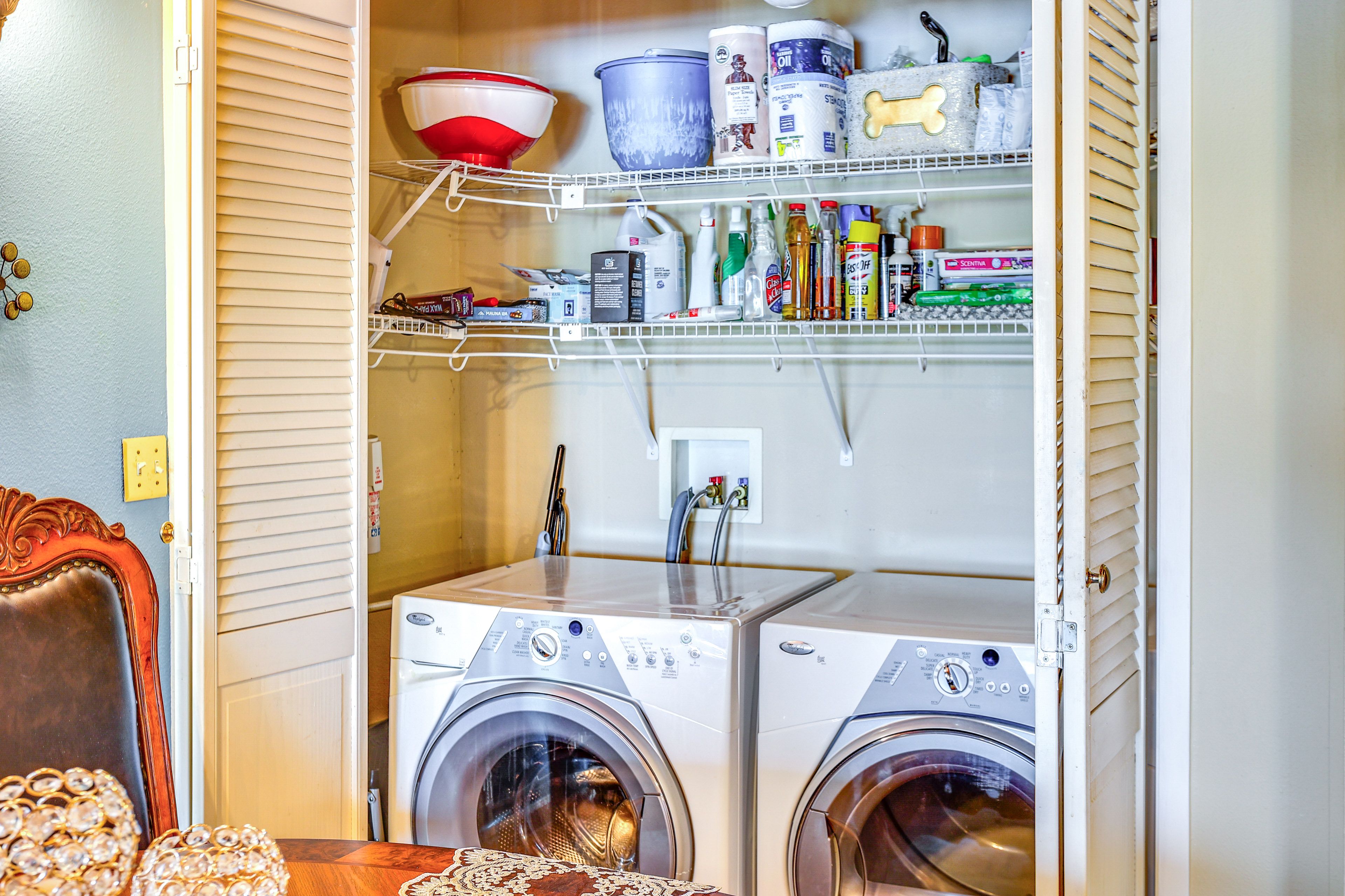 Washer & Dryer | Main Level