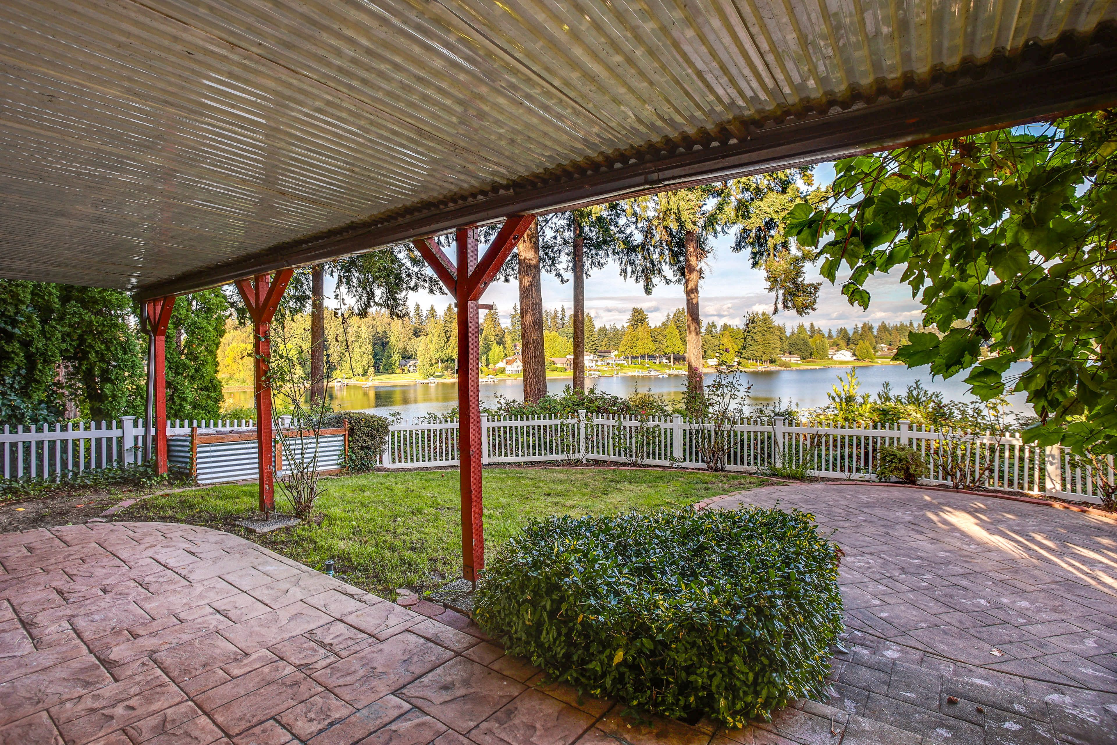 Covered Patio | Fenced Backyard