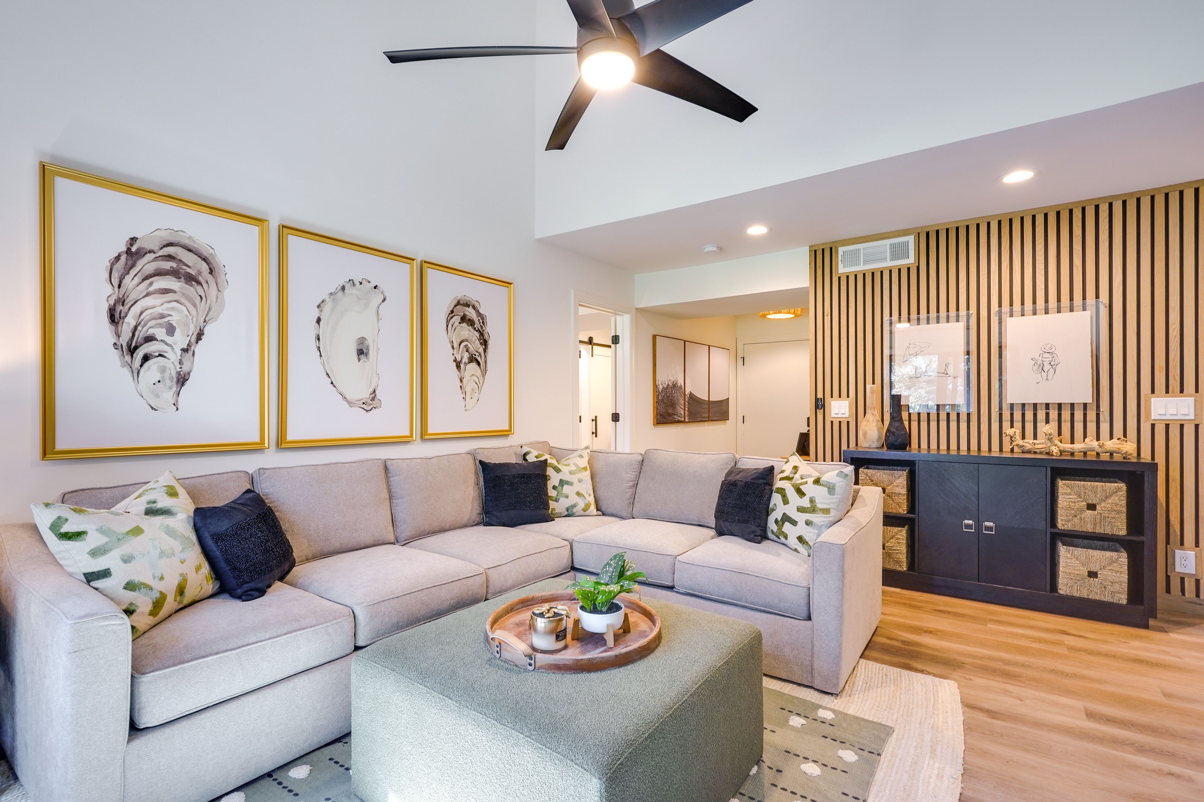 Living Room | Free WiFi | Smart TVs | Central A/C & Heating | Queen Sleeper Sofa