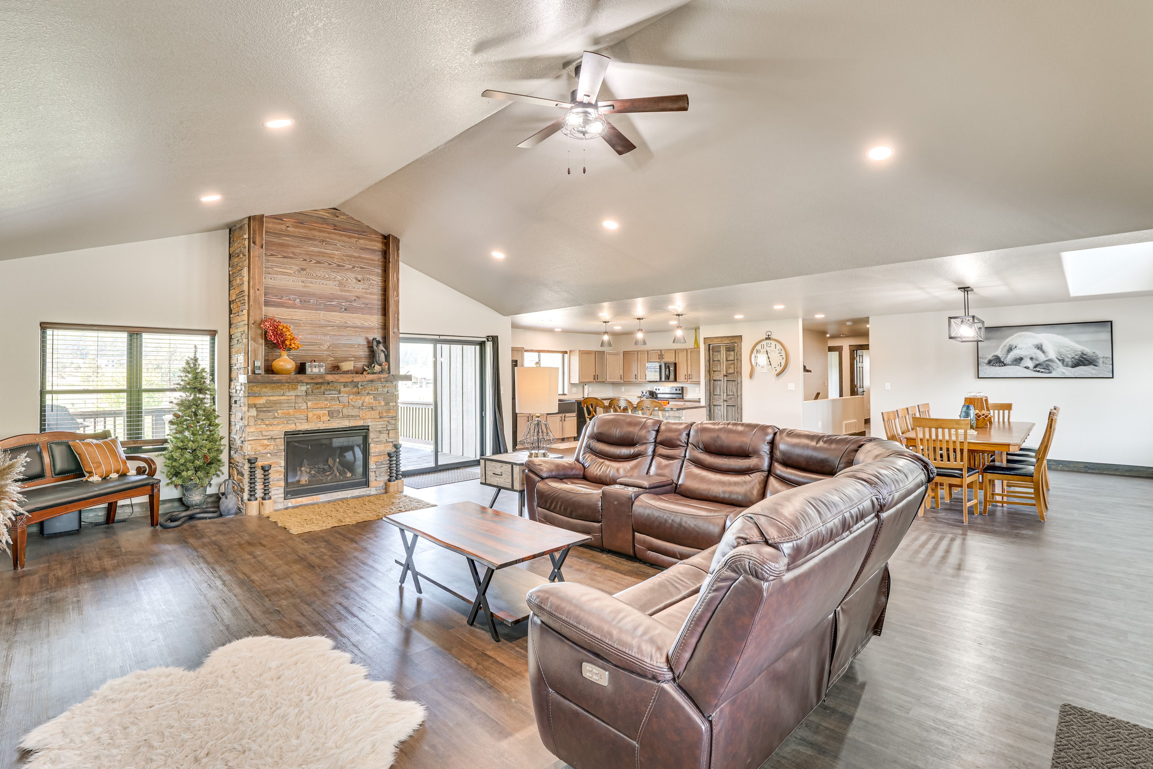 Living Room | Main Level | Free WiFi | Central Heat & A/C | Flat-Screen TV