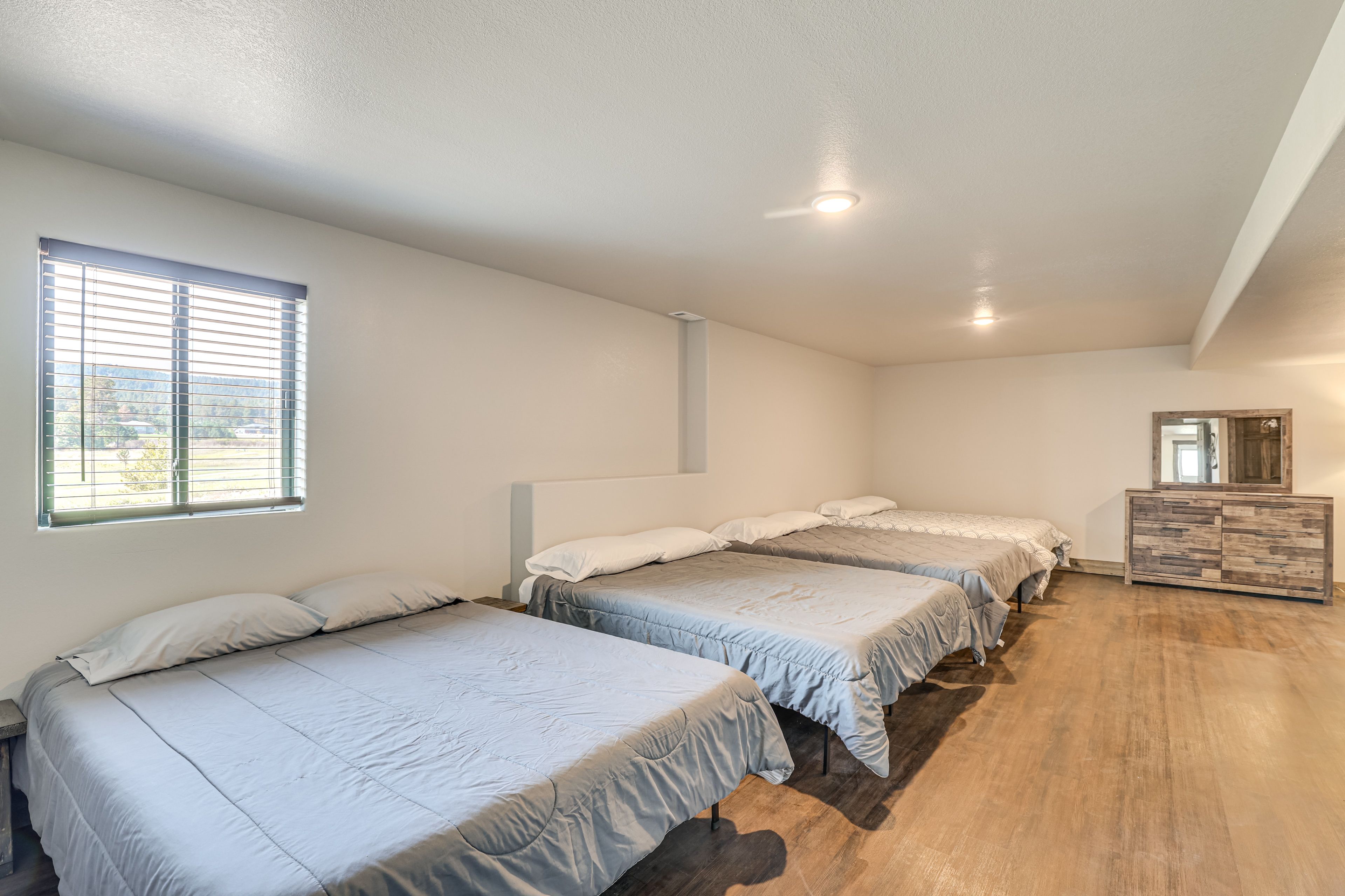 Bedroom 7 | Lower Level | 4 Queen Beds