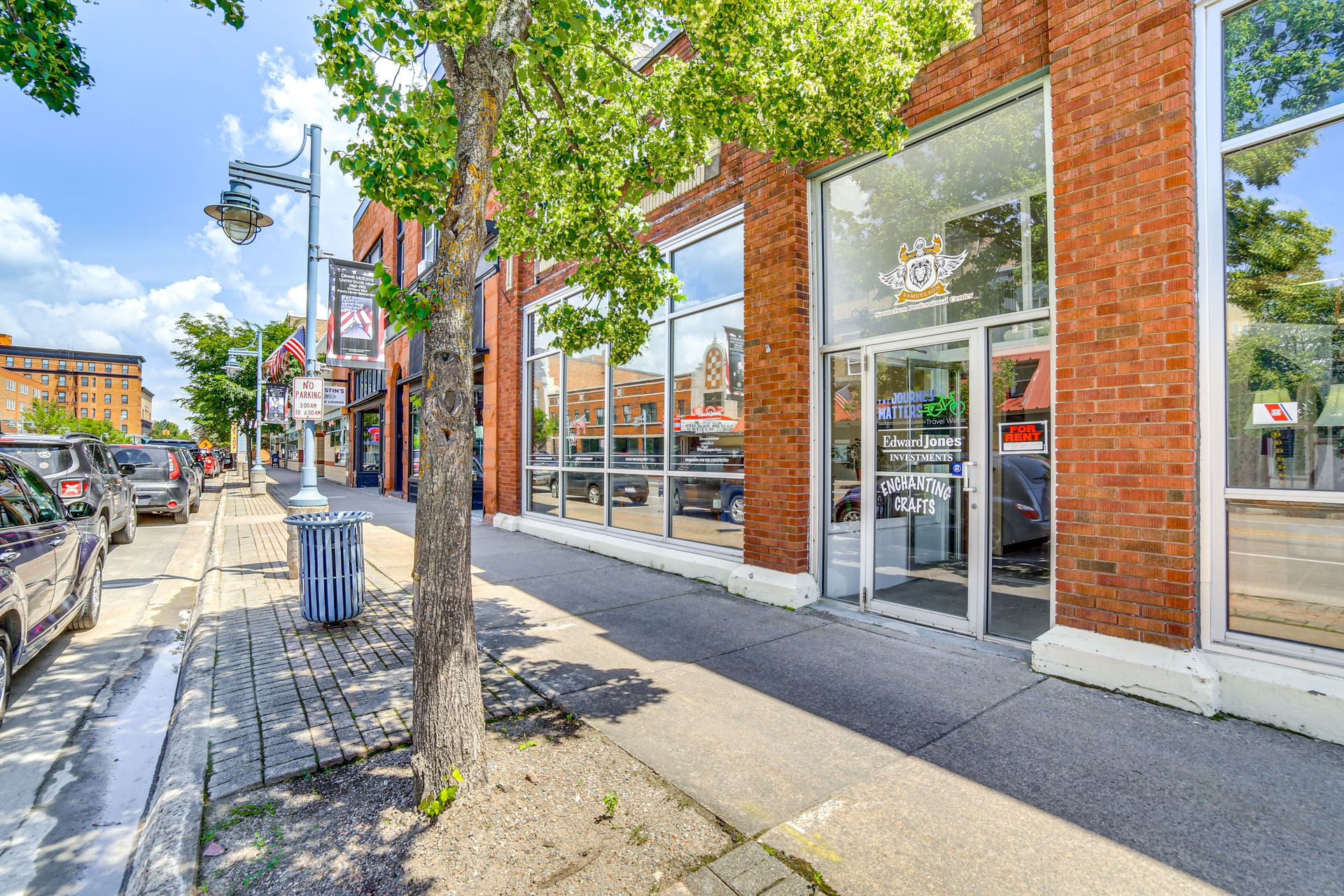 Studio exterior — walk to downtown