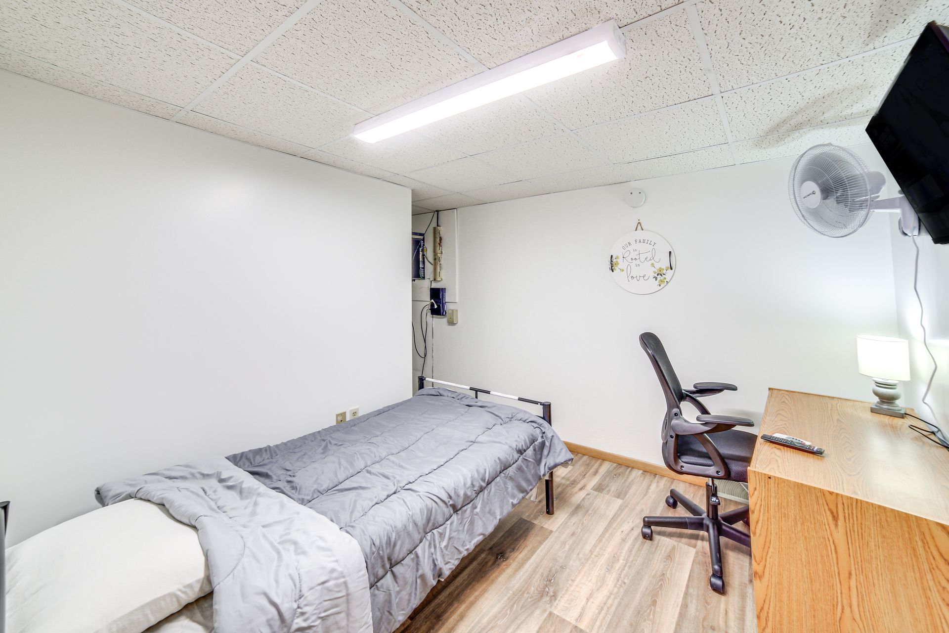 Sleeping area overview