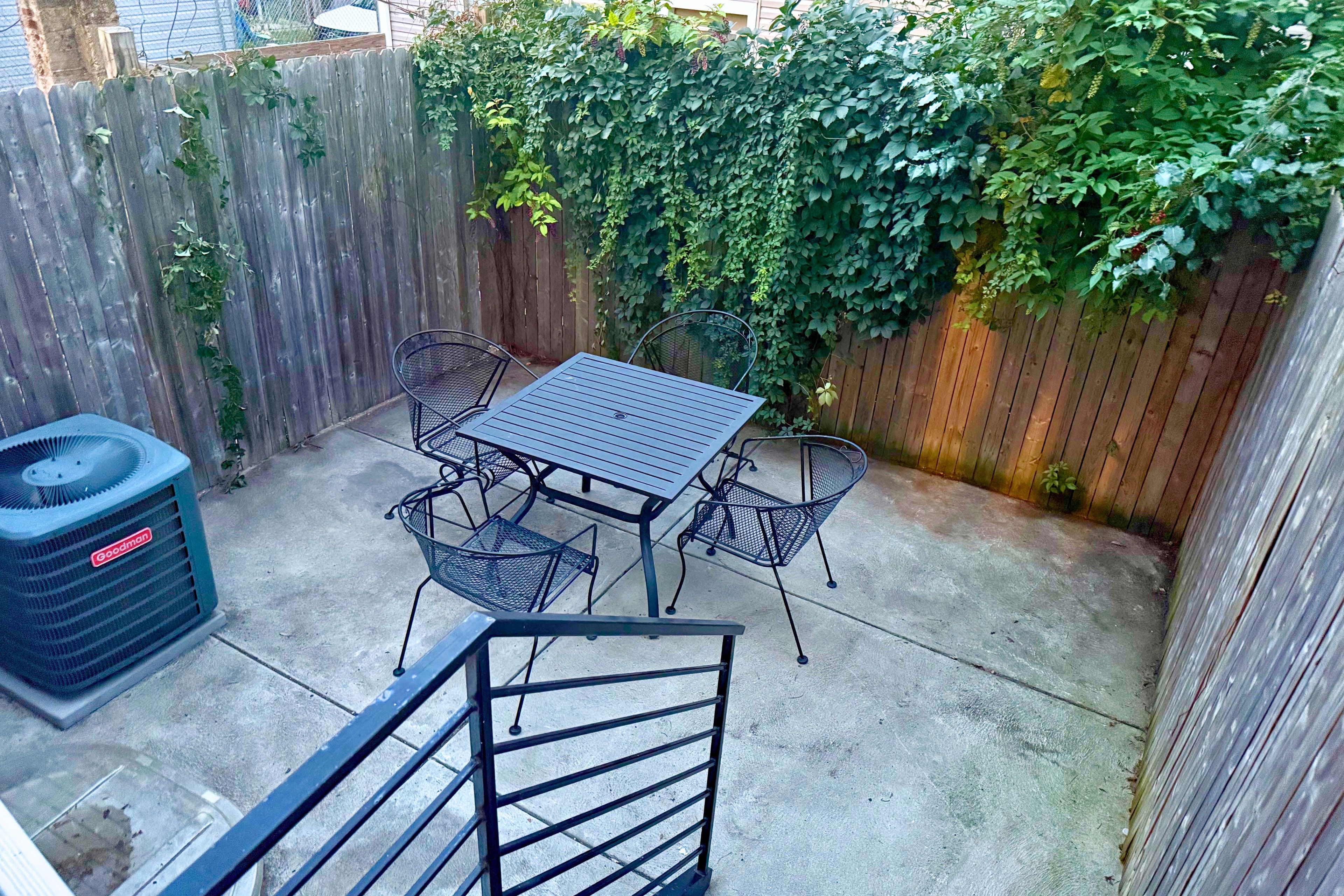 Back Patio | Free Street Parking
