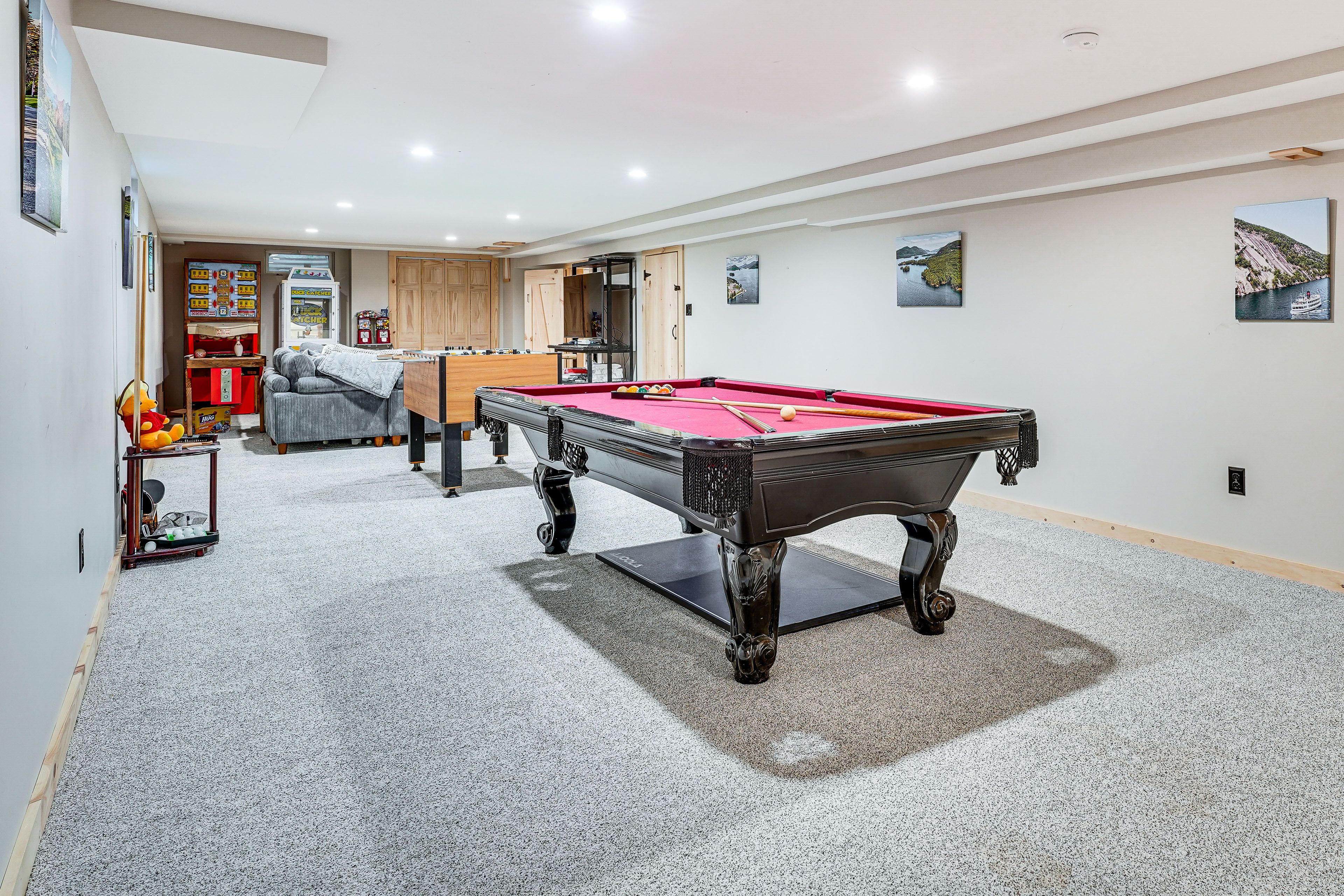 Game Room | Lower Level | Pool/Ping-Pong Table | Foosball