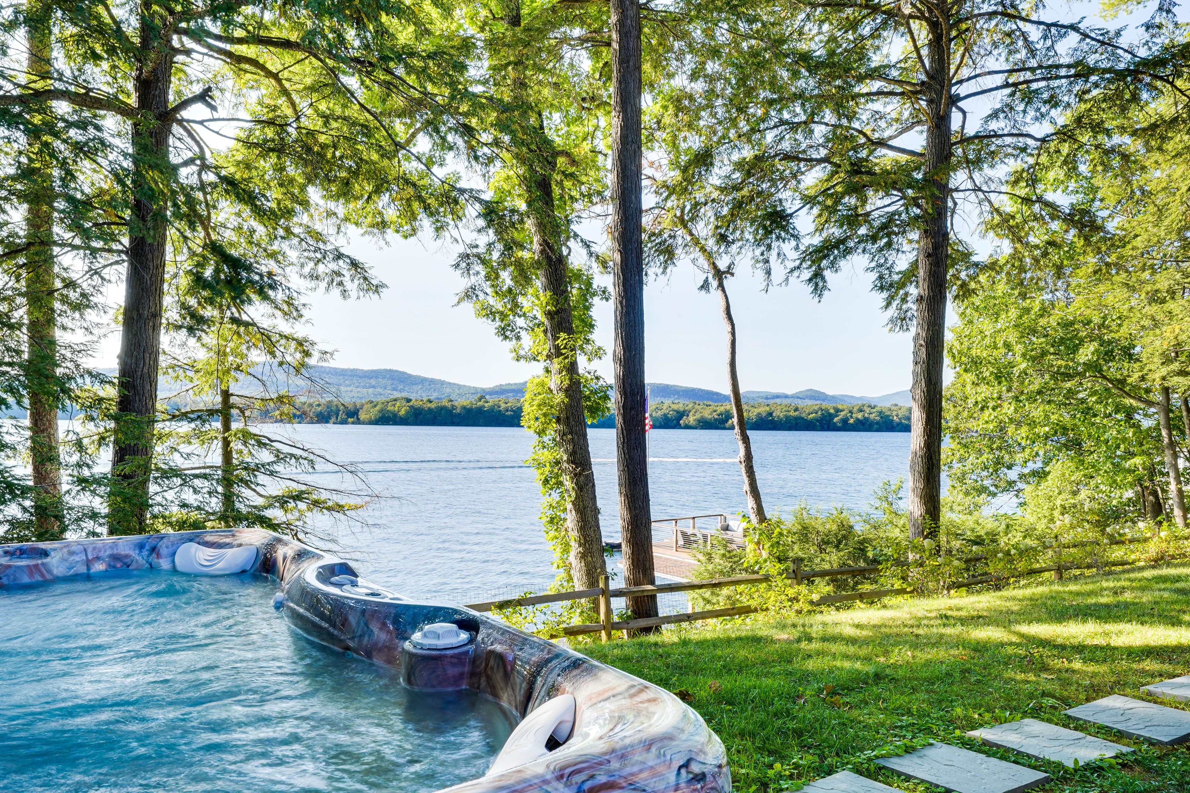Private Hot Tub | On-Site Lake Access | 8 Mi to Downtown Lake George