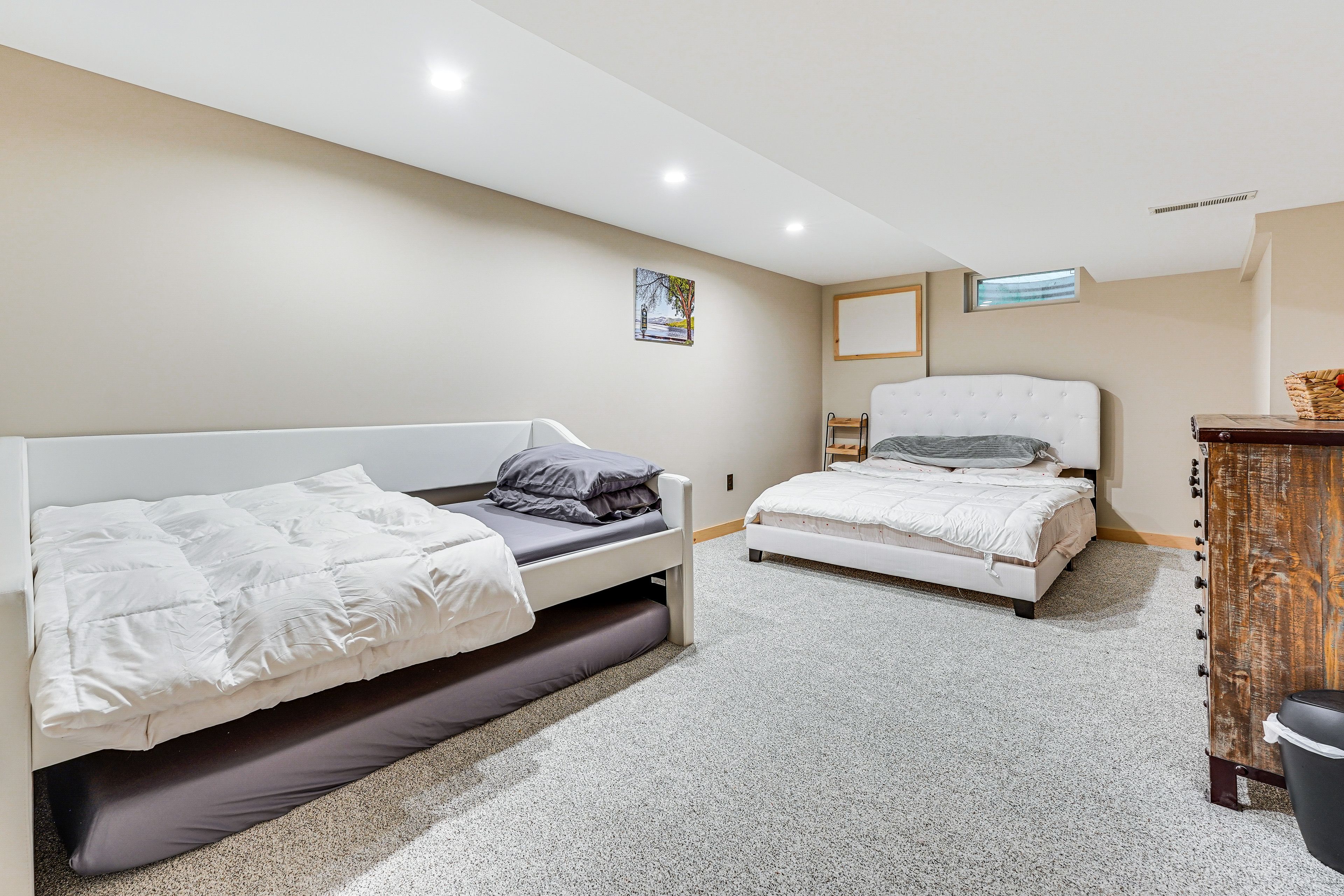 Bedroom 5 | Lower Level | Queen Bed | Twin Daybed w/ Twin Trundle