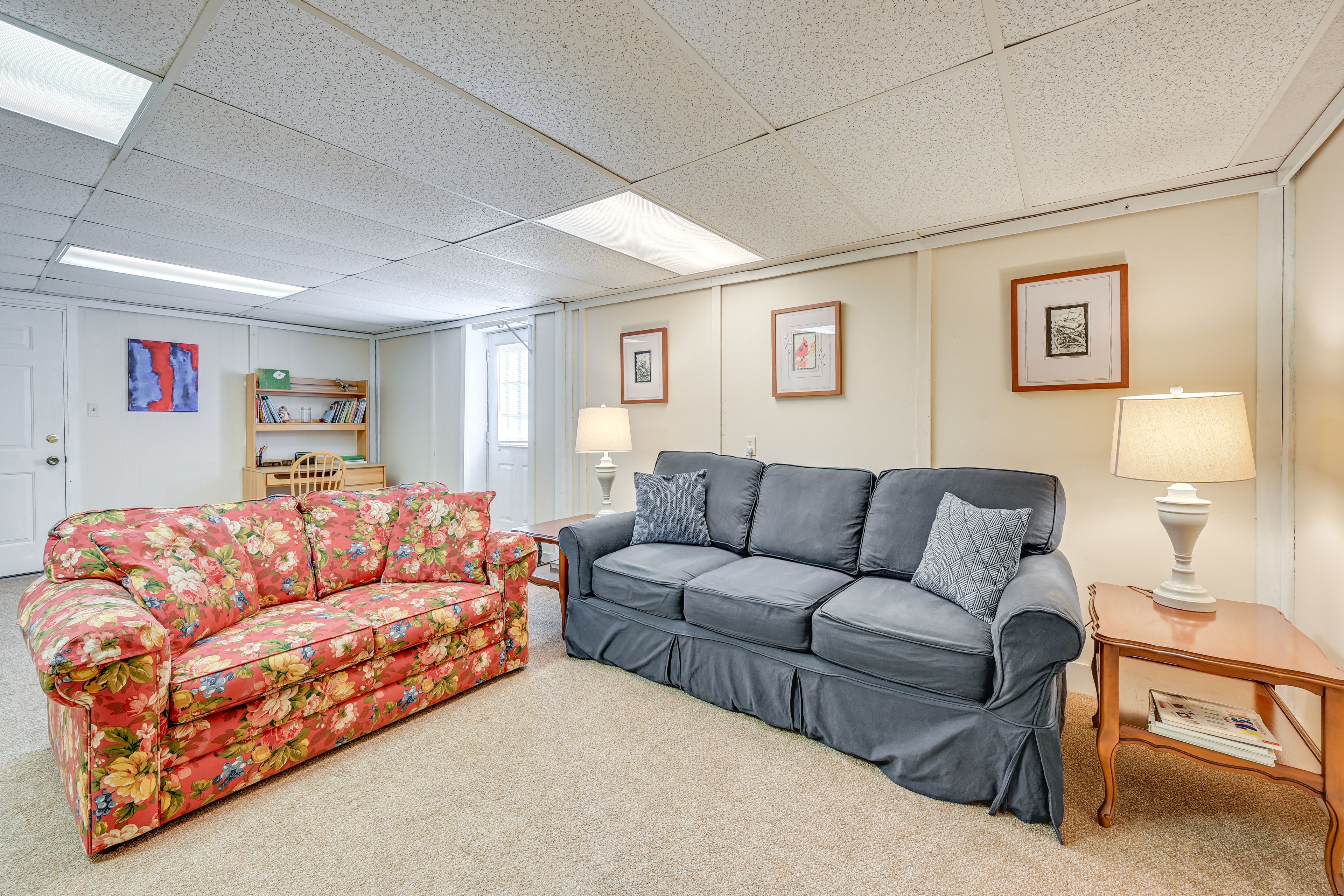Living Room 2 | Basement Floor | Dedicated Workspace