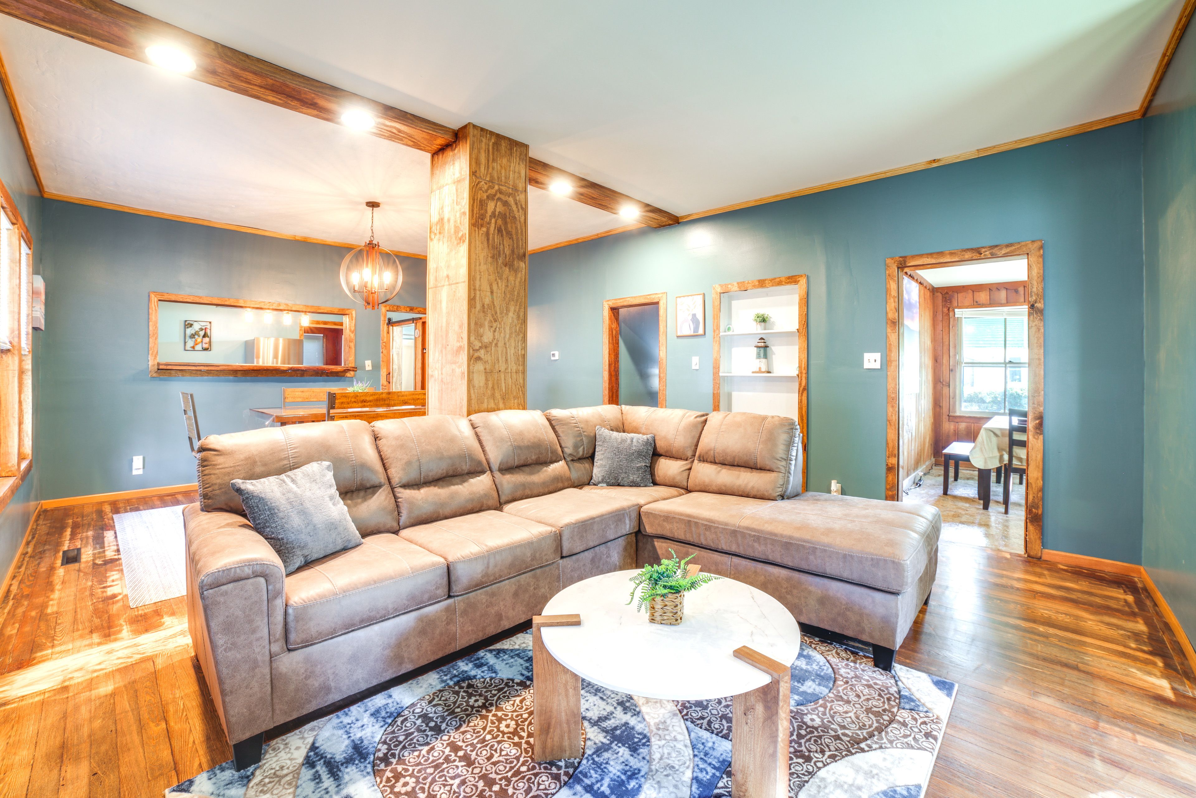 Michigan City Vacation Rental | 2BR | 1BA | 5 Steps to Enter | 1,056 Sq Ft