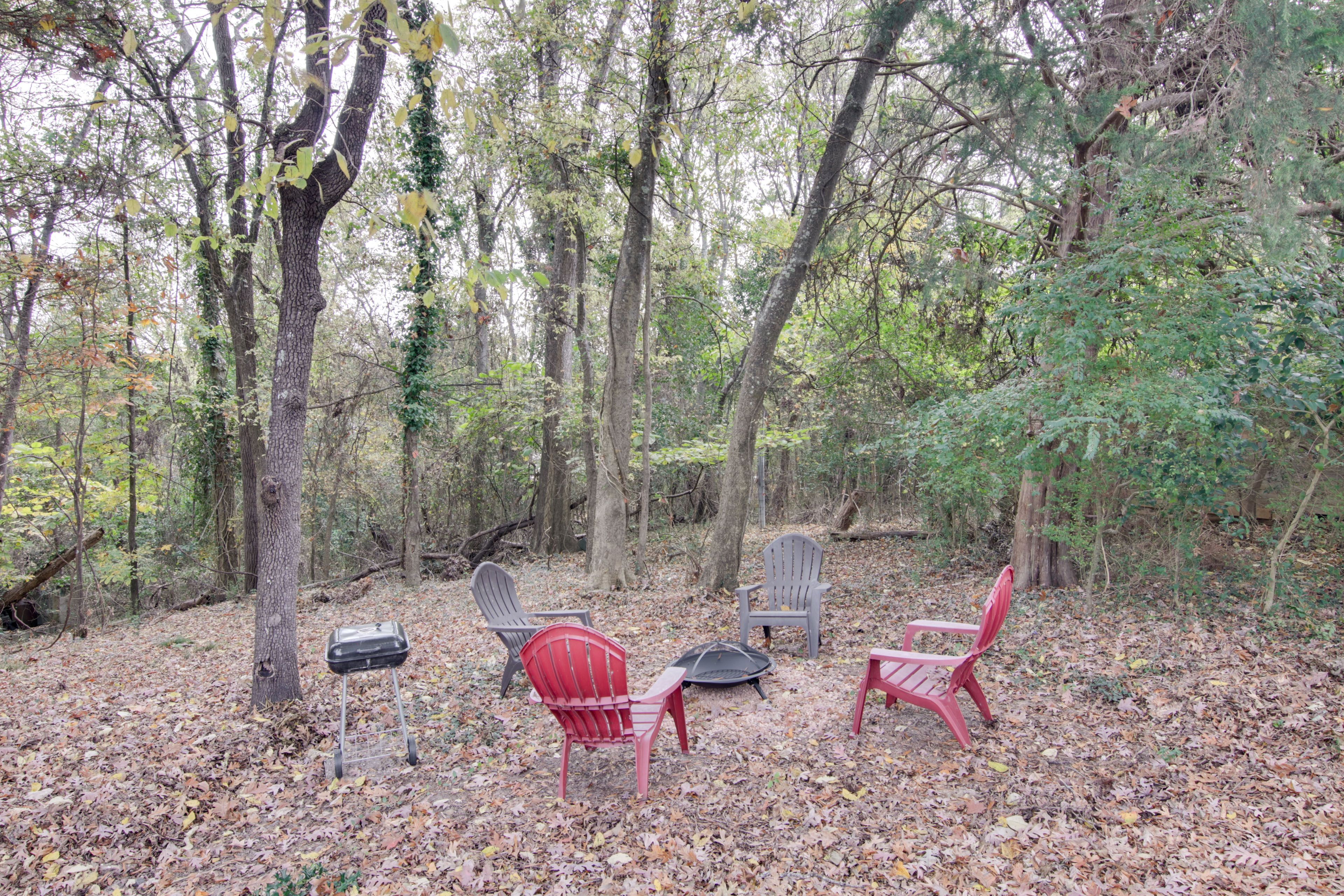 Cottage Exterior | Fire Pit | Charcoal Grill | Private Yard