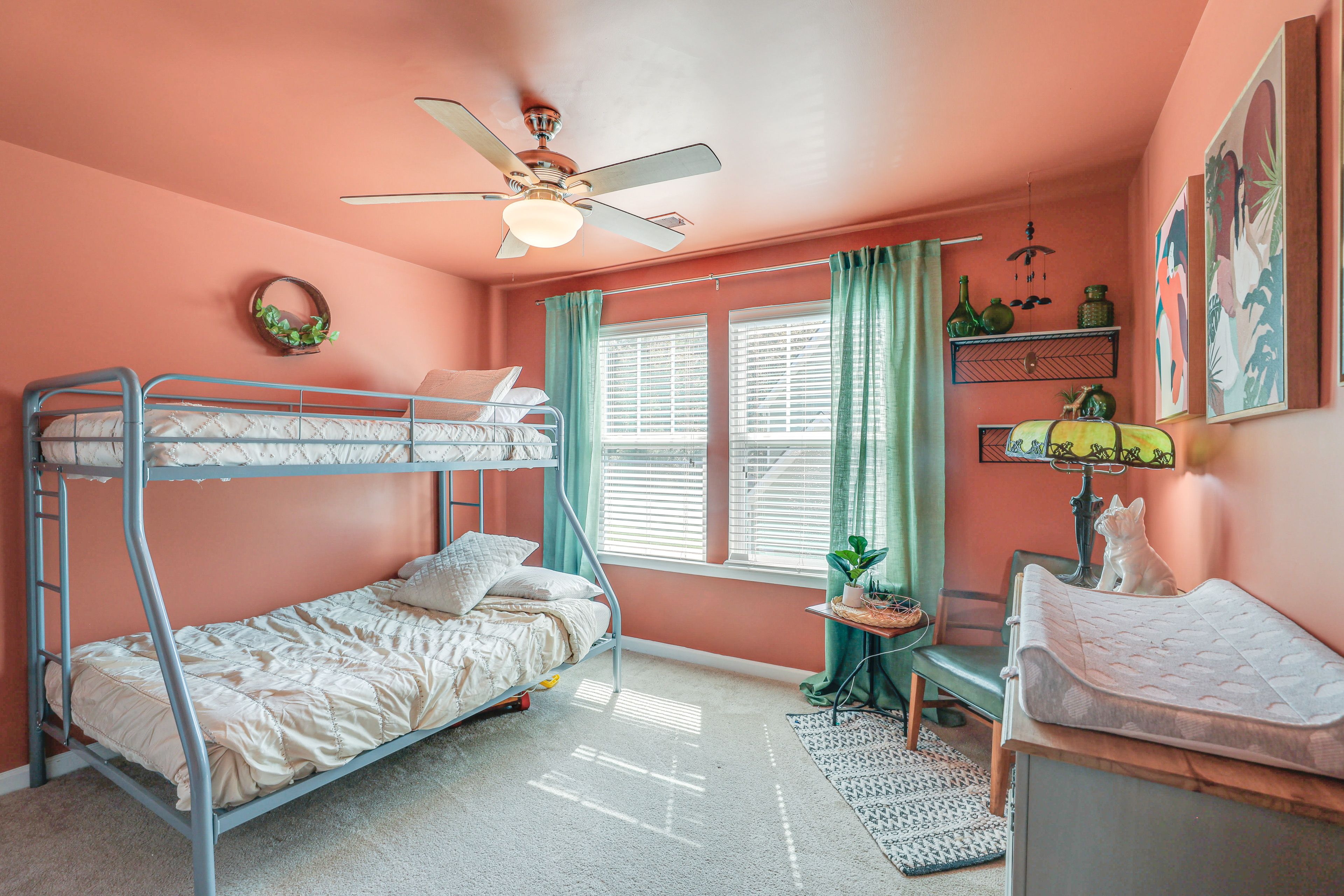 Bedroom 5 | Twin/Full Bunk Bed | Portable Crib | 2nd Floor