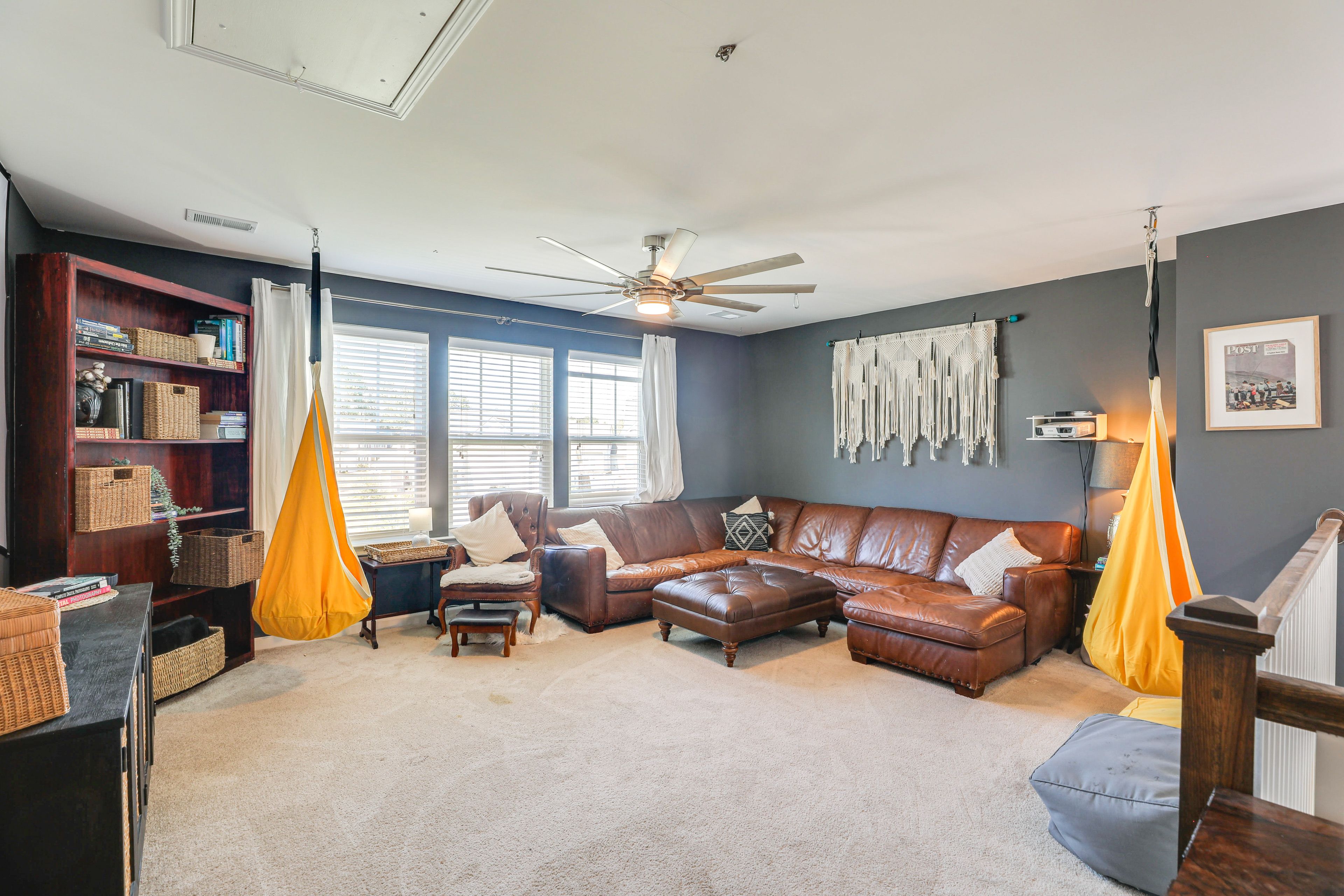 Media Room | 2nd Floor | Projector Screen w/ Chromecast | Board Games