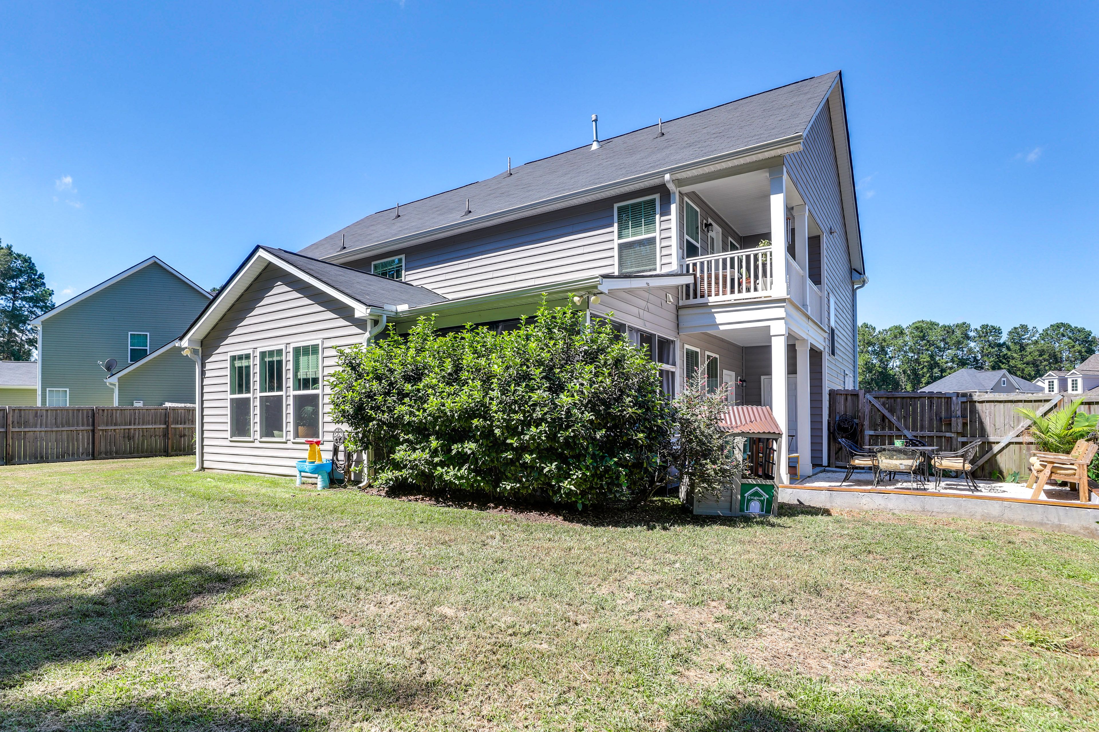Fenced Yard | Gated Access to Forested Walking Paths