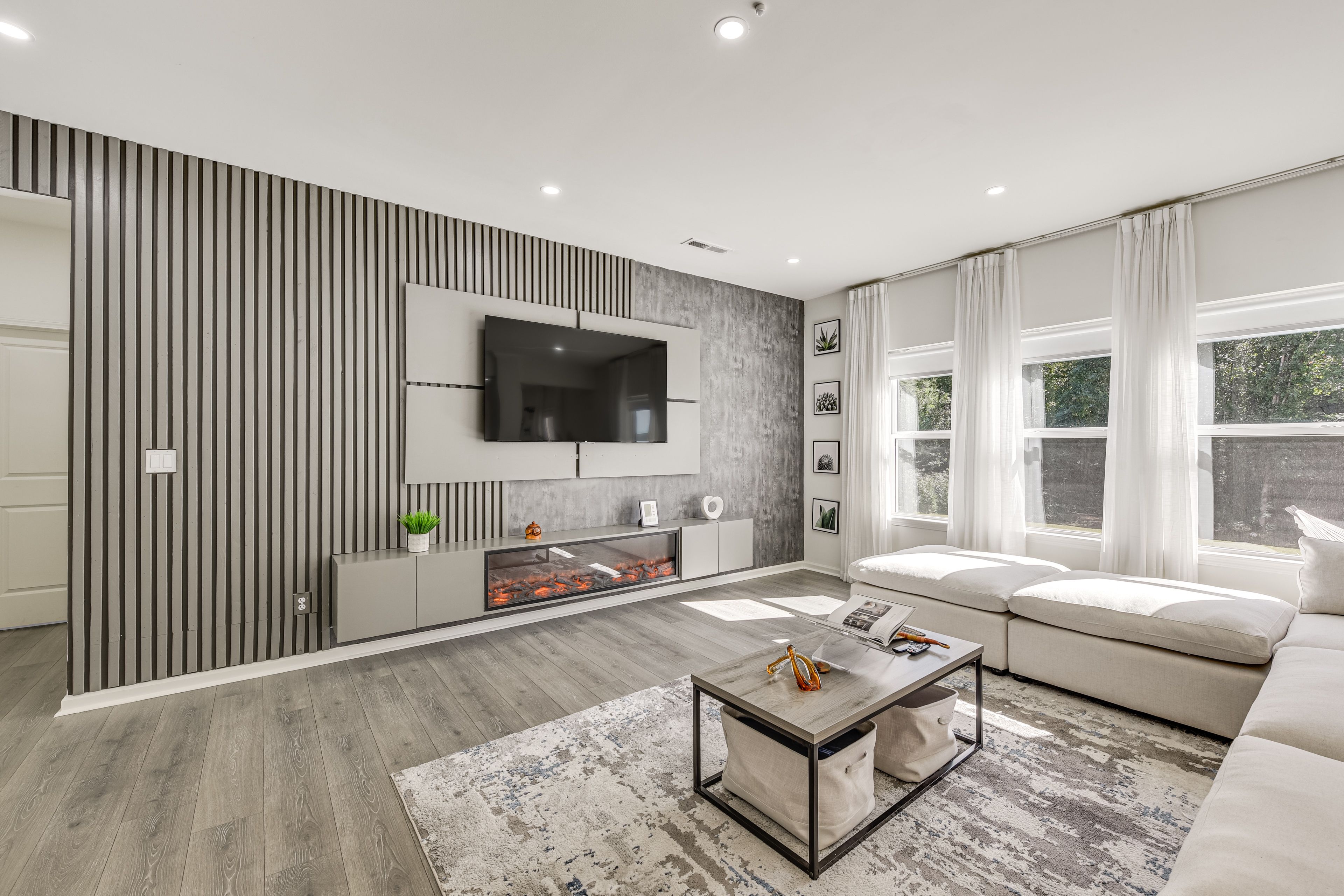 Living Room | 2-Story Home | Free WiFi | Central A/C & Heating