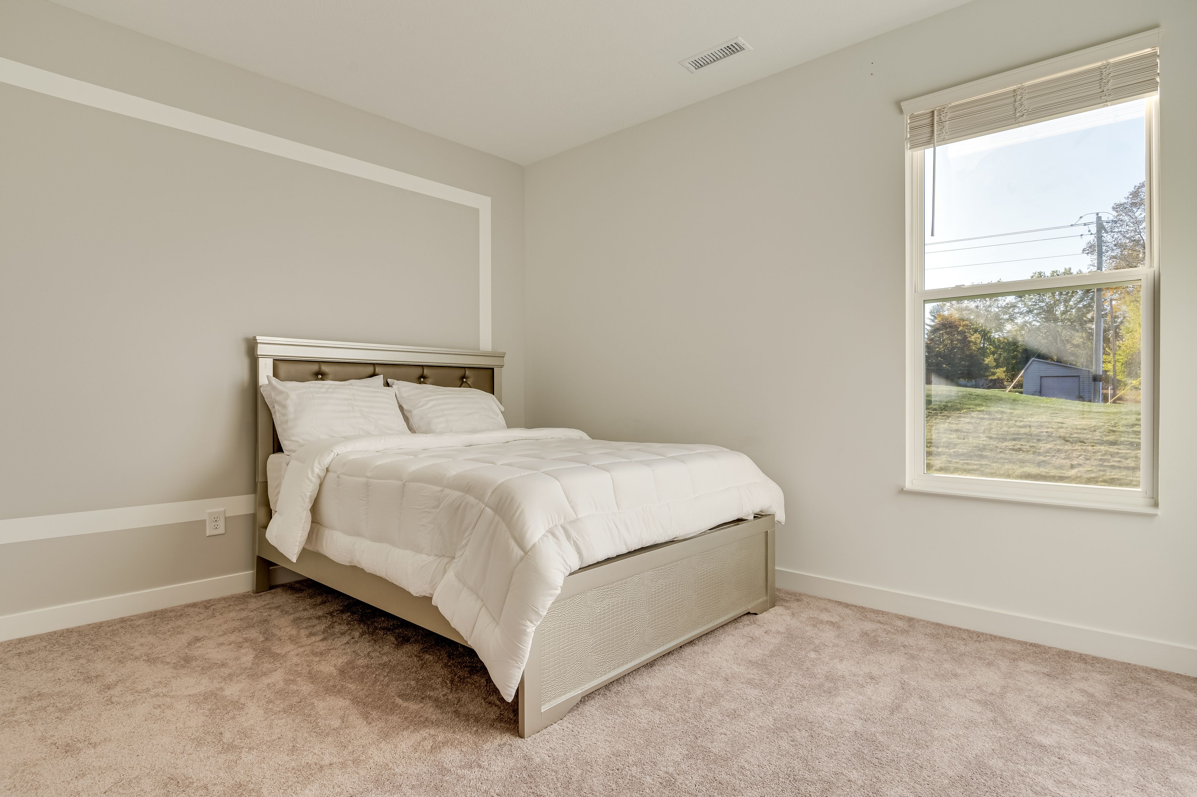 Bedroom 1 | 1st Floor | King Bed | Linens Provided | En-Suite Bathroom