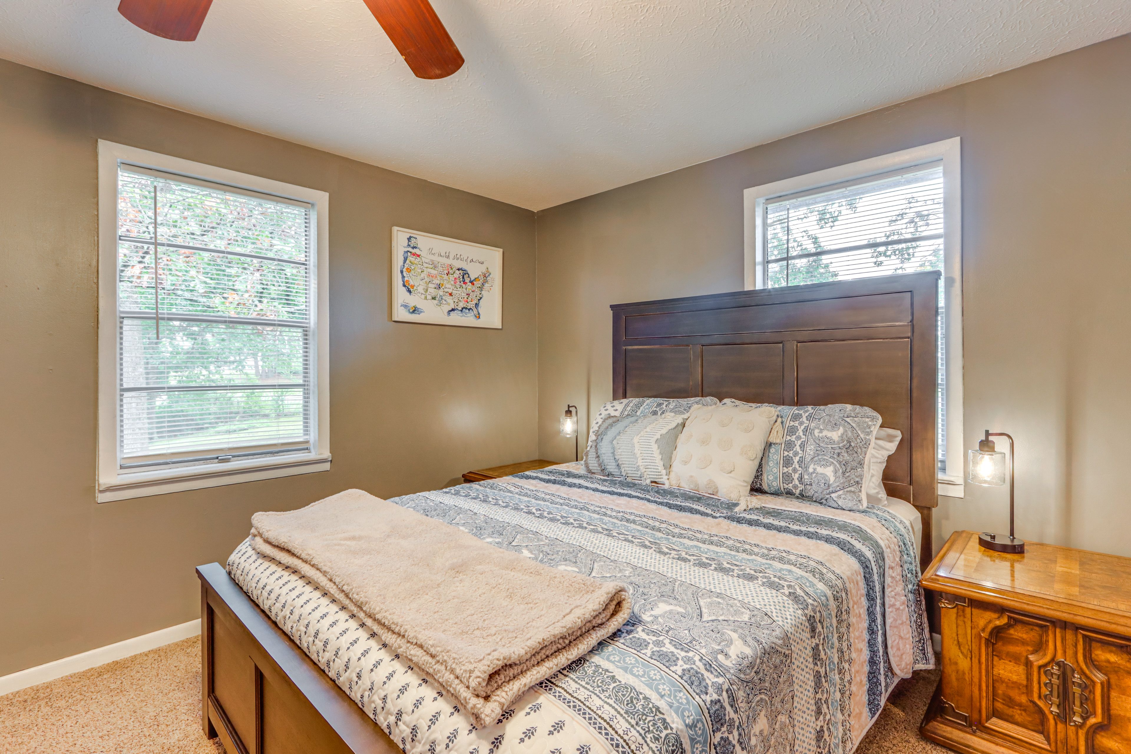 Bedroom 1 | Queen Bed | Smart TV | Linens Provided