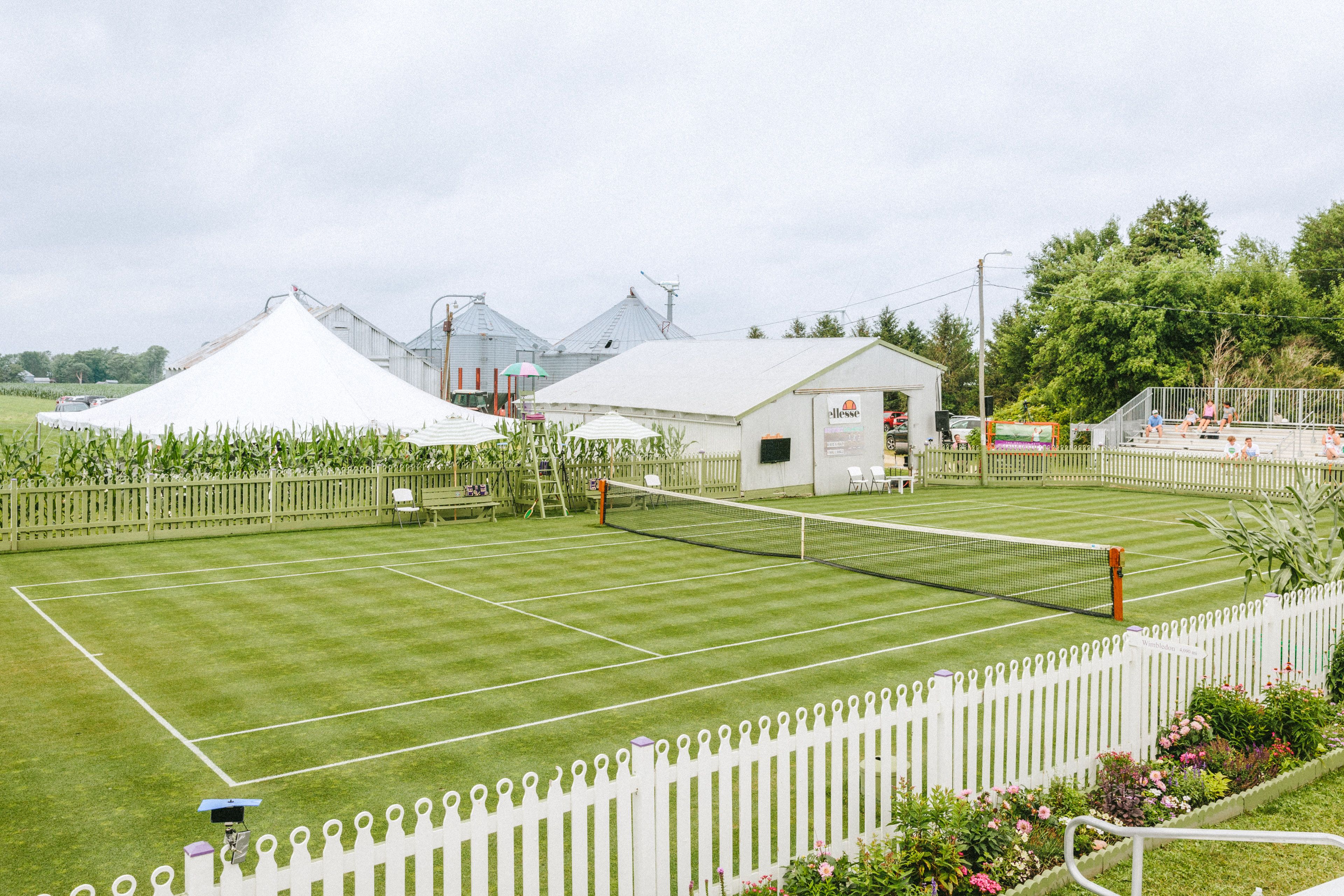 Grass Tennis Court