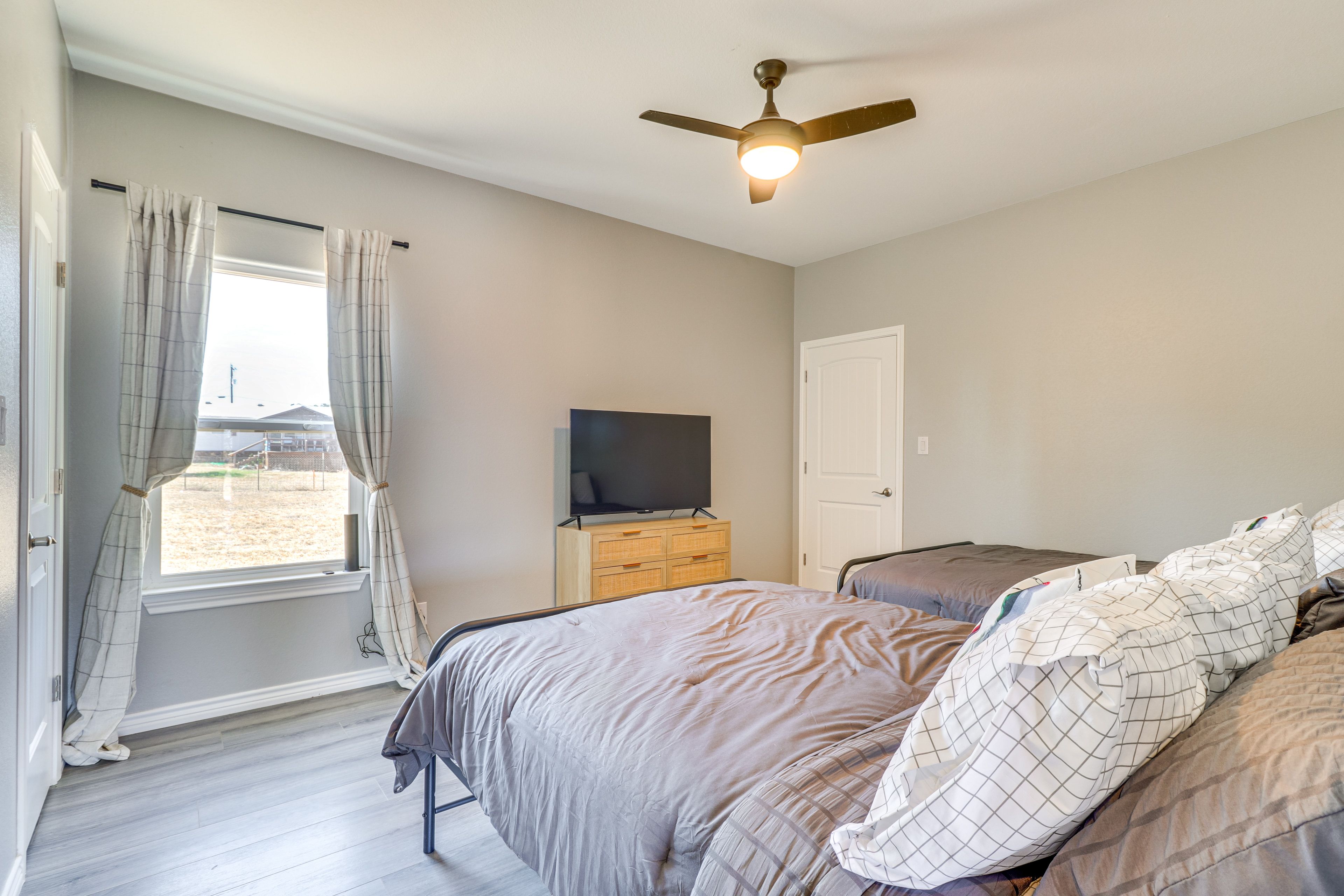 Bedroom 3 | 1st Floor | 2 Full Beds | Linens Provided