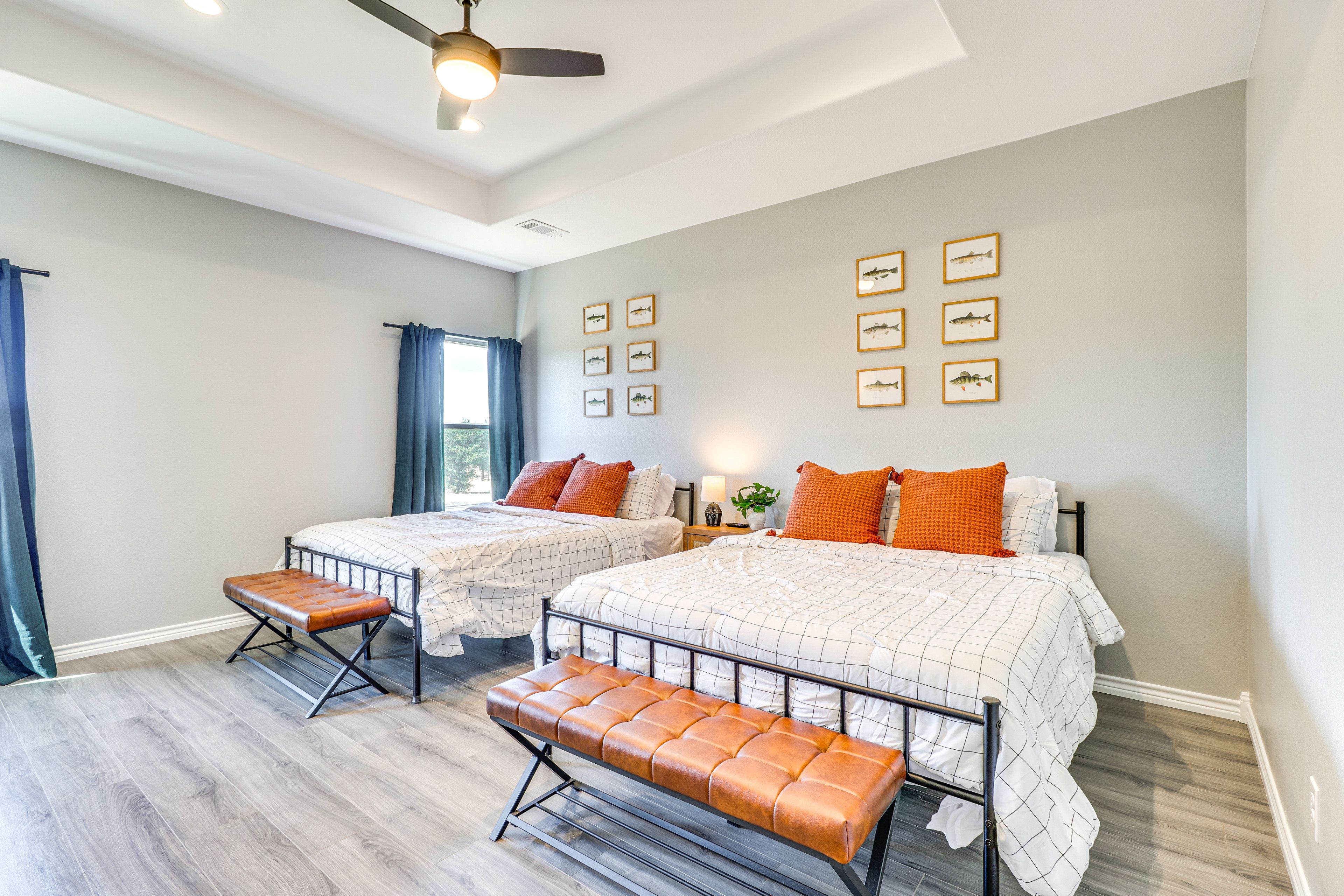 Bedroom 1 | 2nd Floor | 2 Queen Beds | Linens Provided