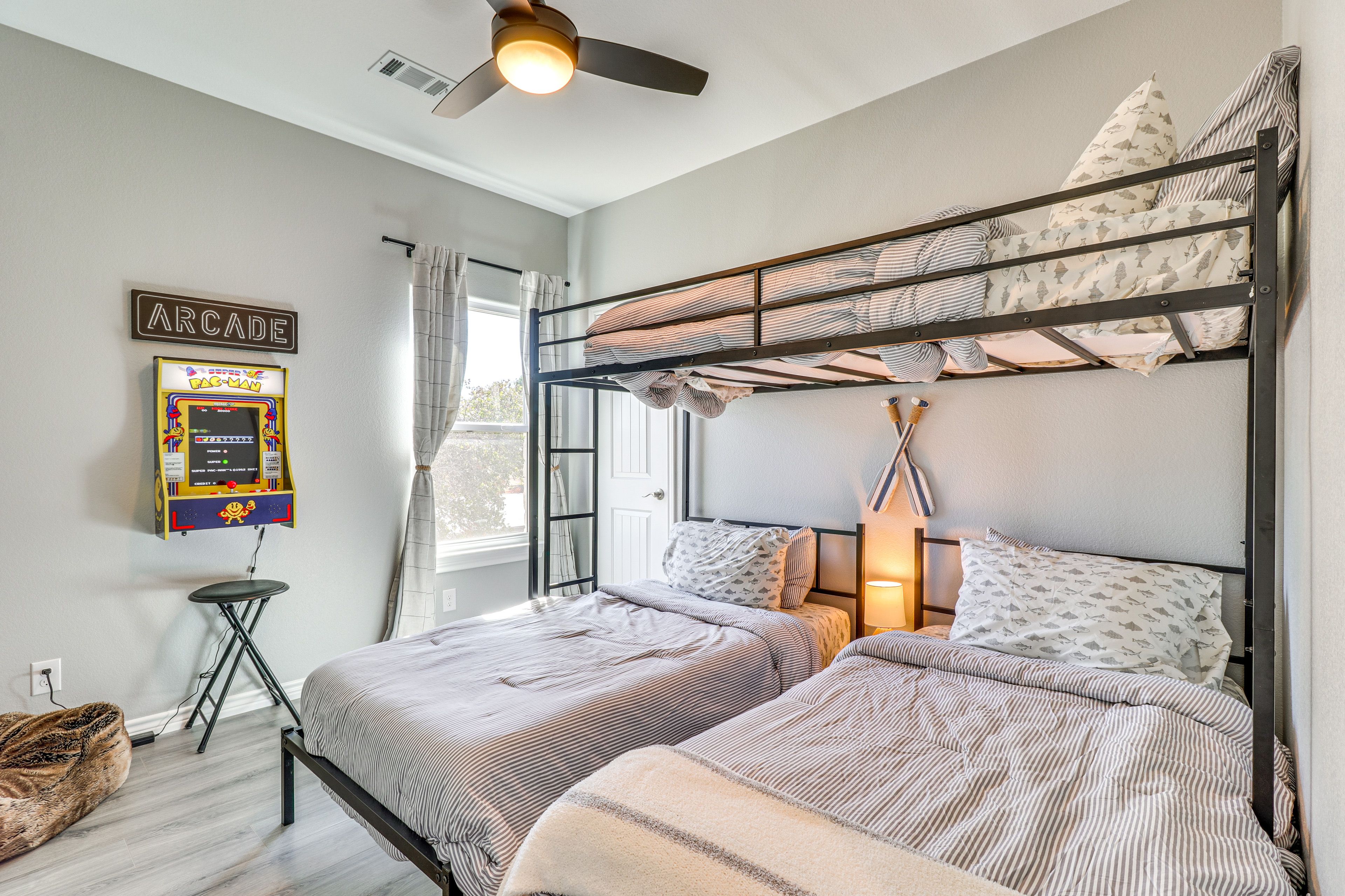 Bedroom 2 | 2nd Floor | 2 Twin Beds | 1 Lofted Twin Bed | Linens Provided