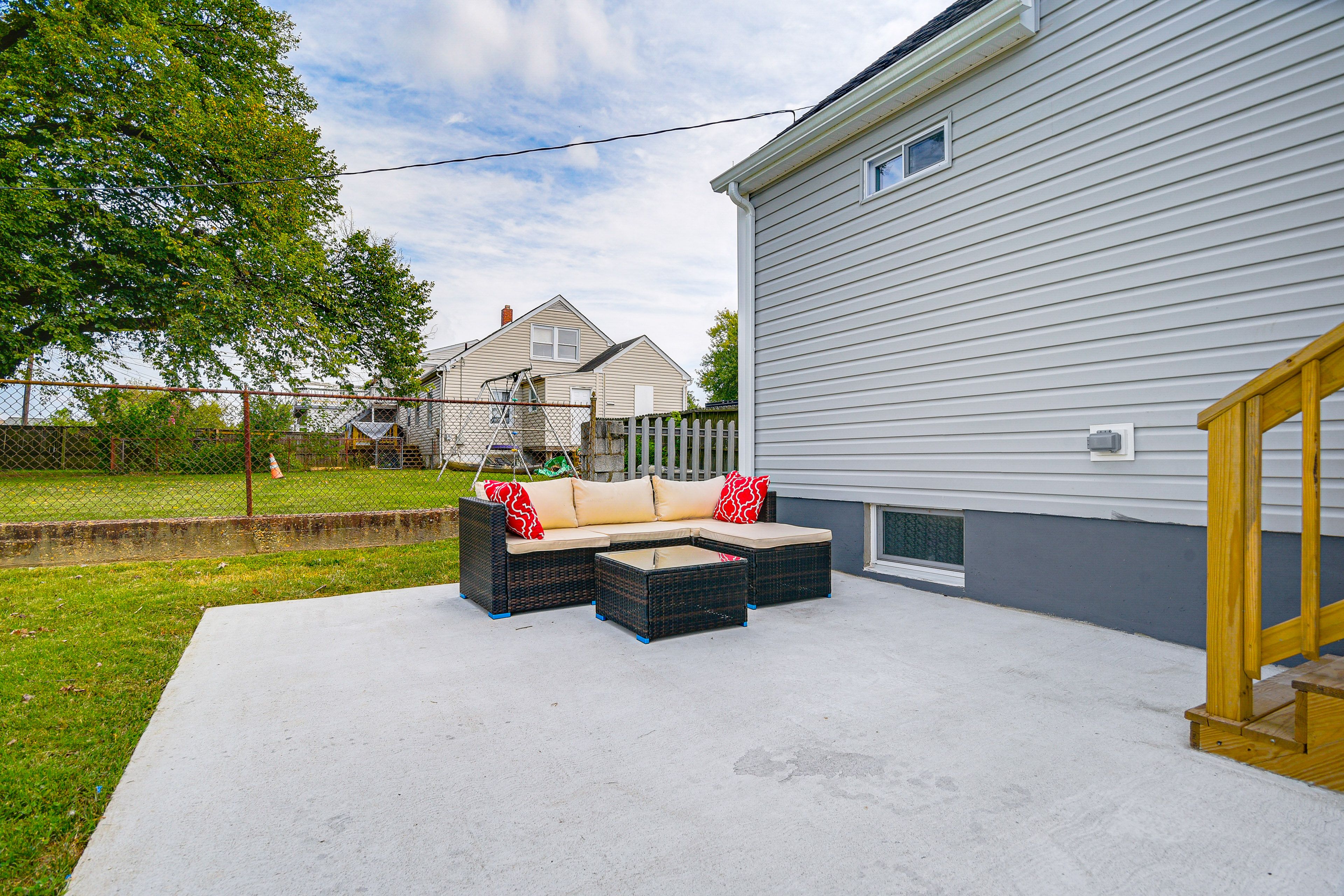 Shared Patio | Fenced-In Backyard