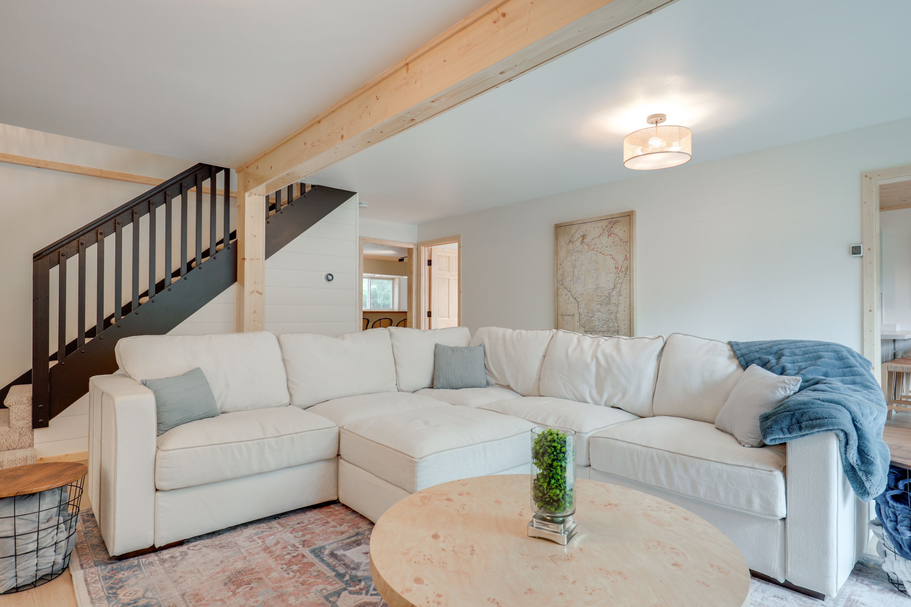 Interior | Gas Fireplace | Central Heating & A/C