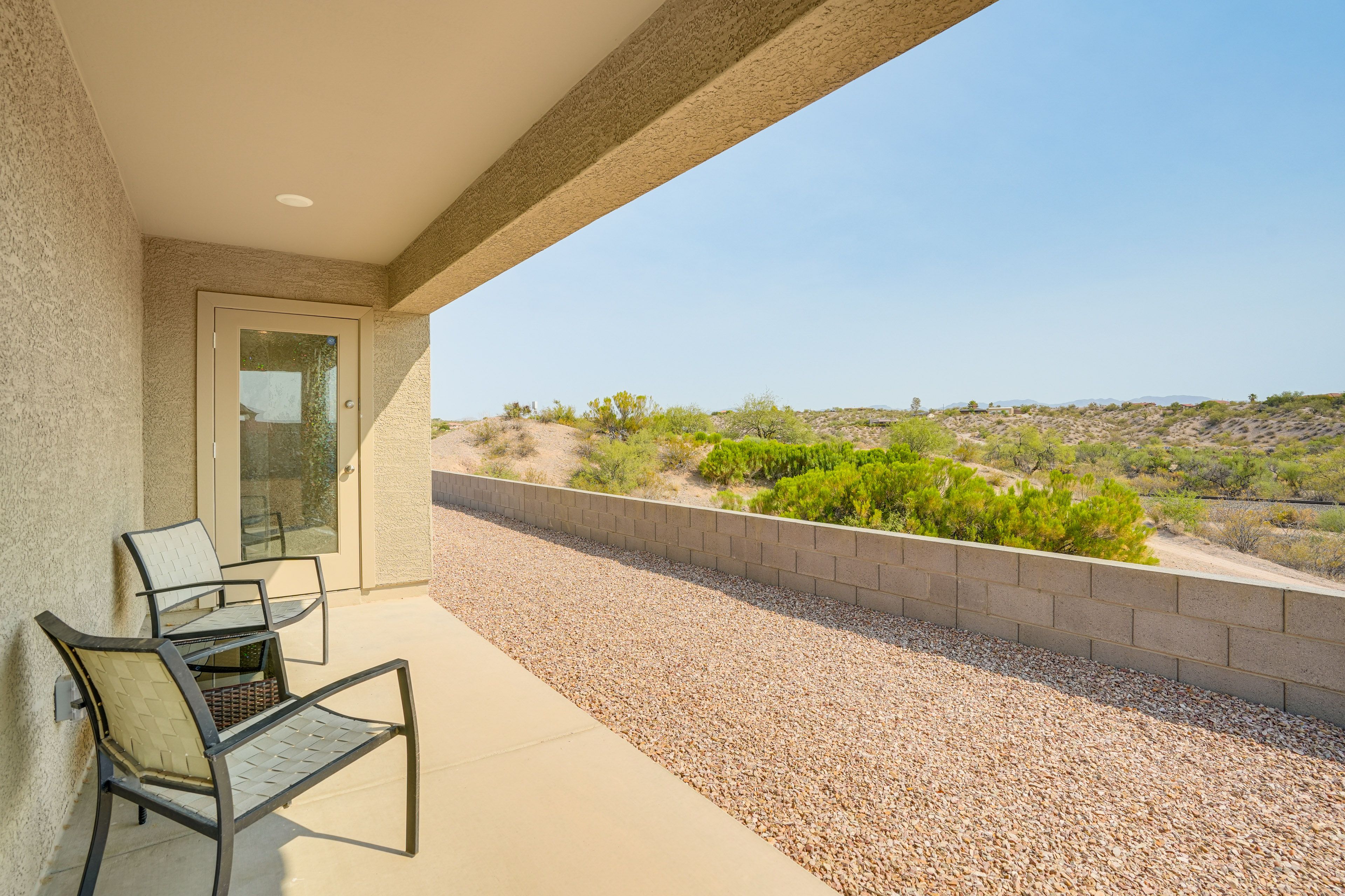 Private Patio | Mountain & Golf Course Views