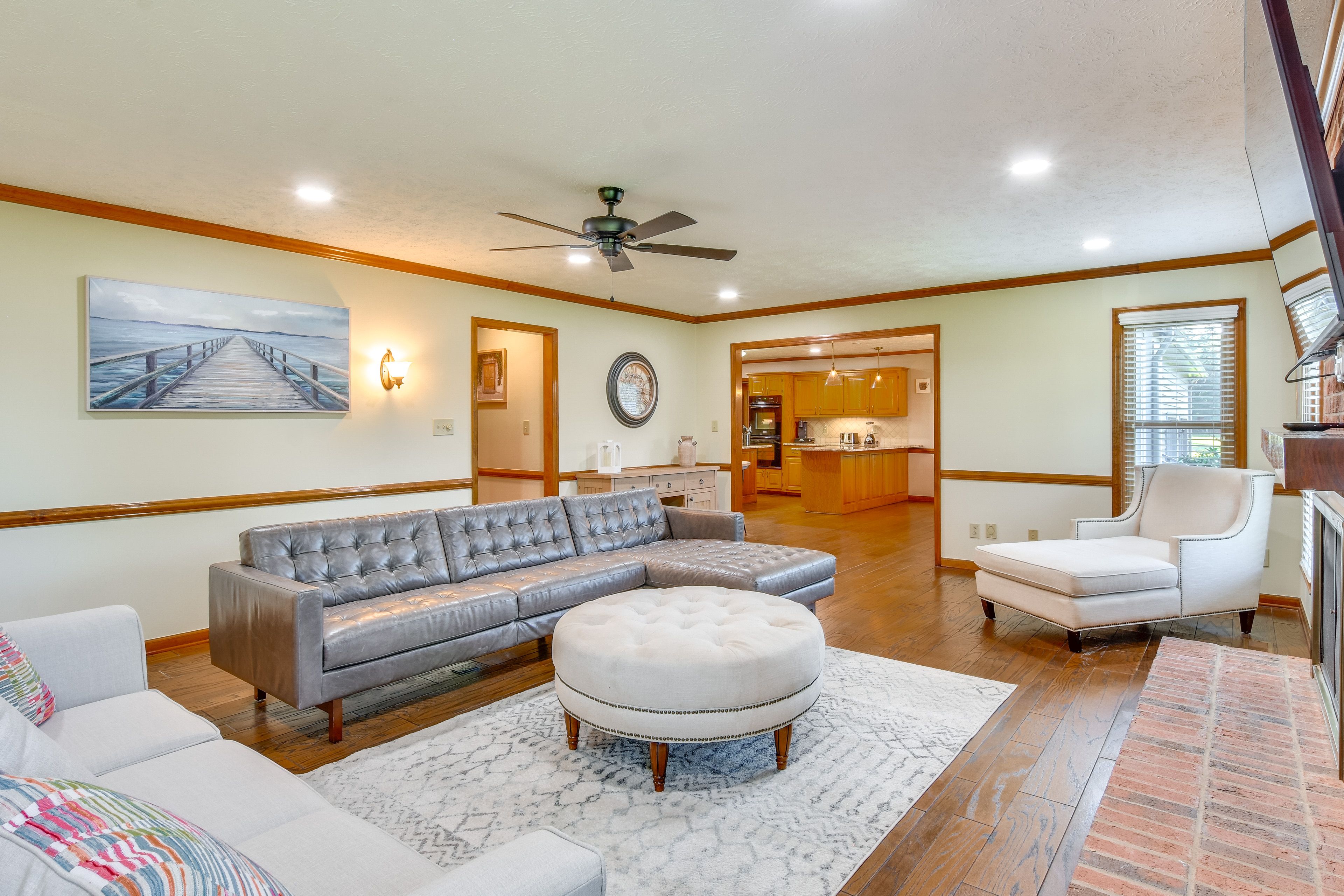 Living Room | 1st Floor | Central A/C & Heating