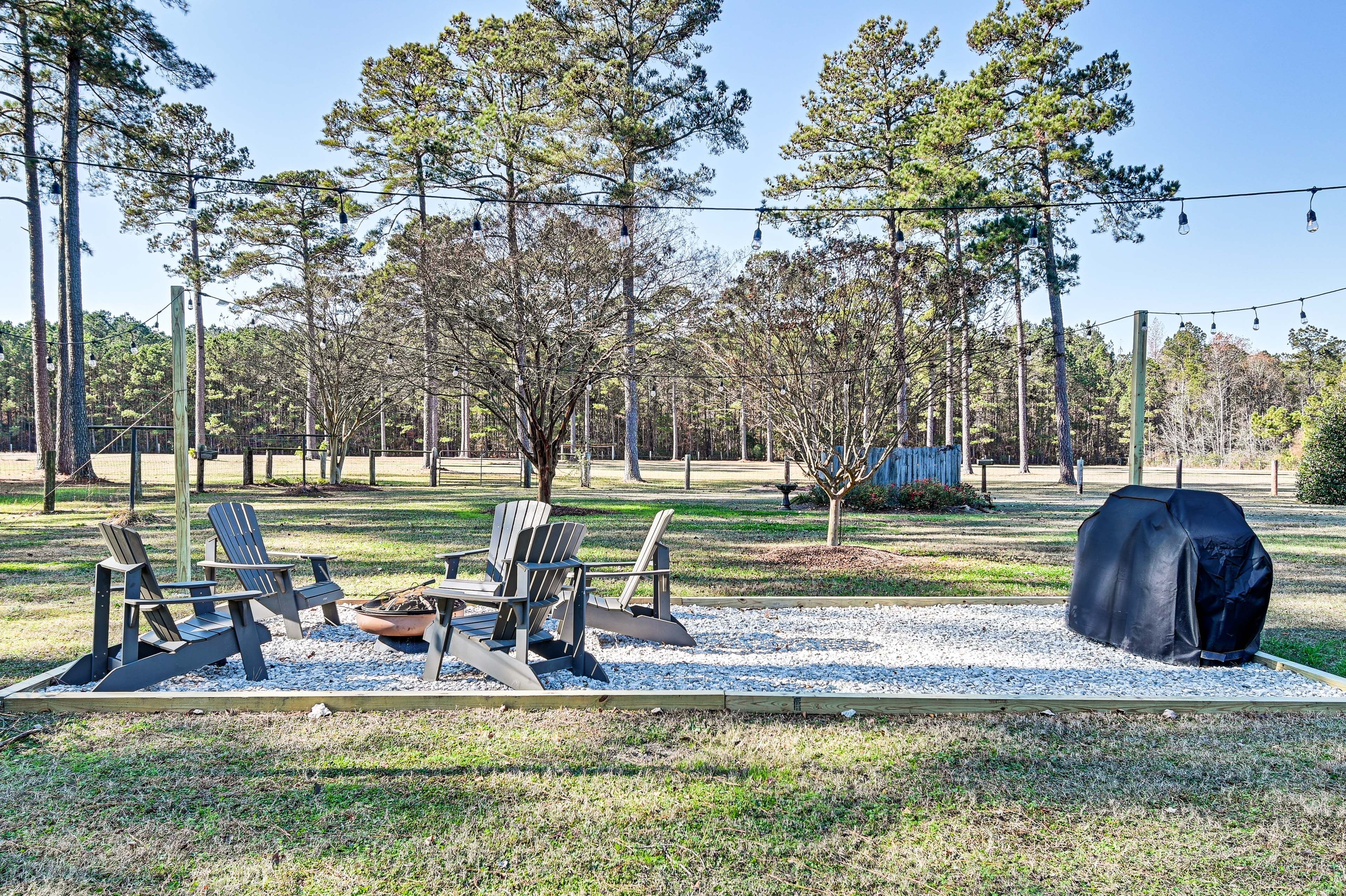 Backyard | Fire Pit | Gas Grill