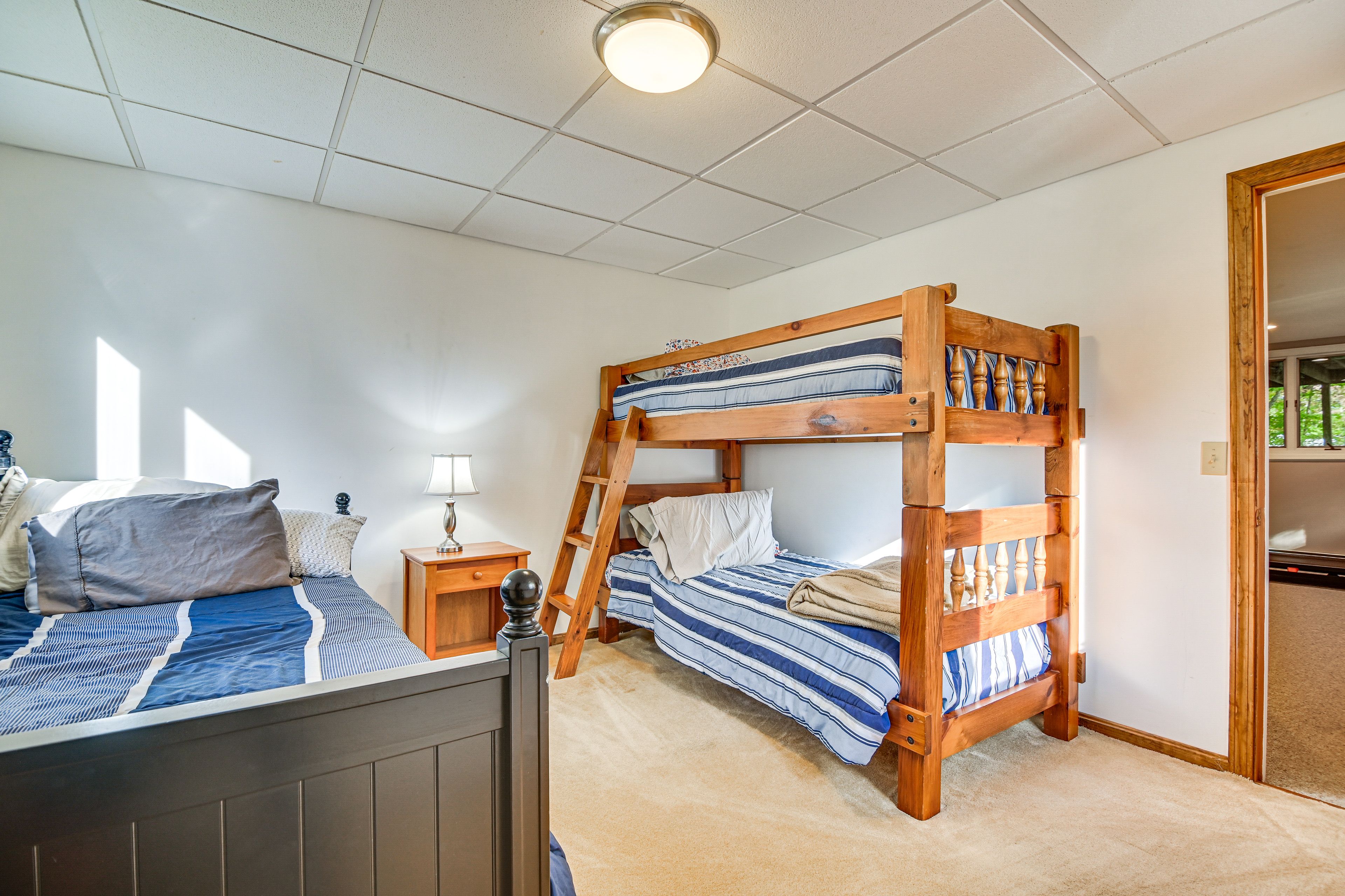 Bedroom 4 | Basement | Full Bed | Twin Bunk Bed