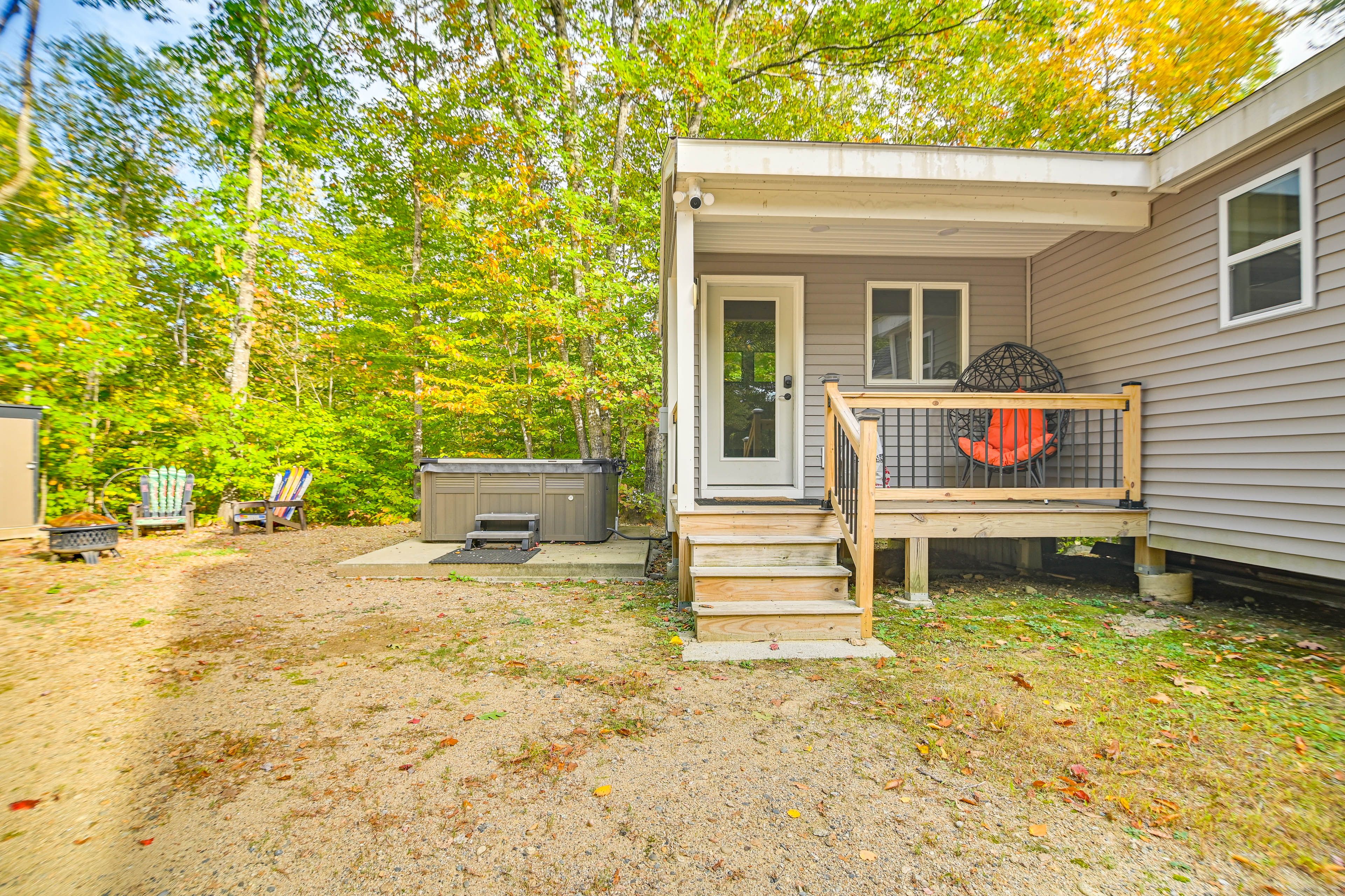Covered Porch | Private Hot Tub