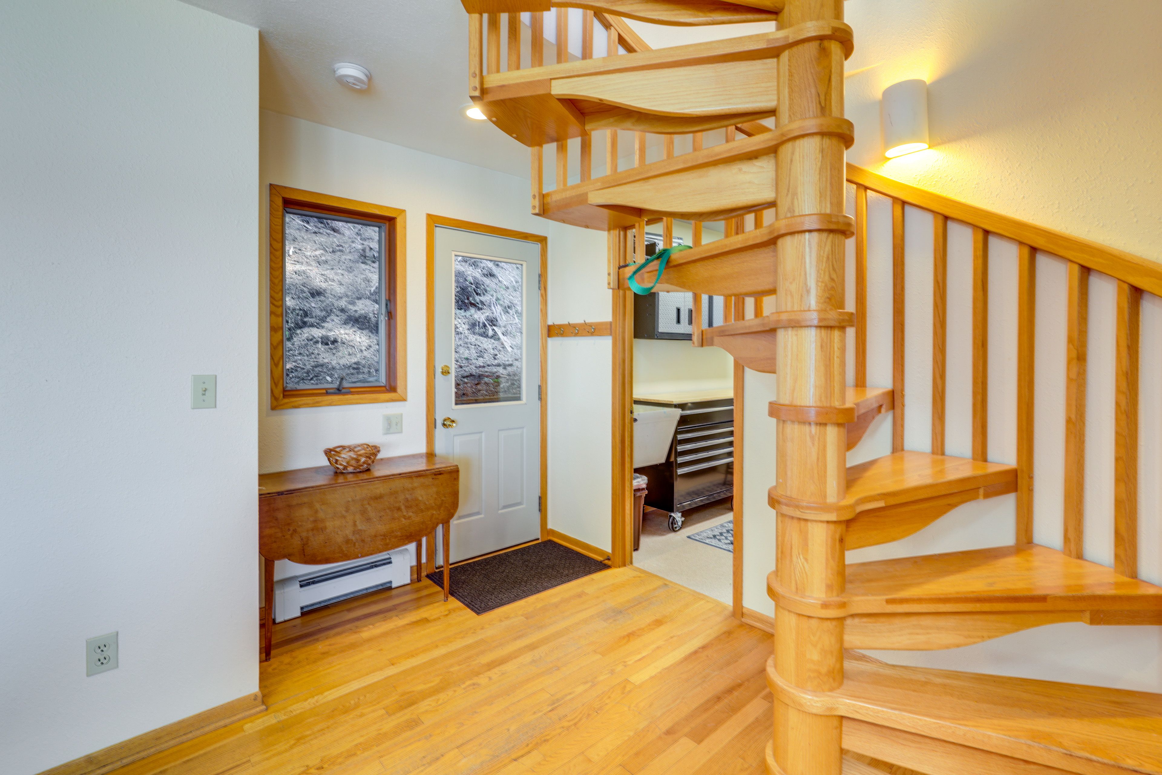 Stairs to Access Middle Level