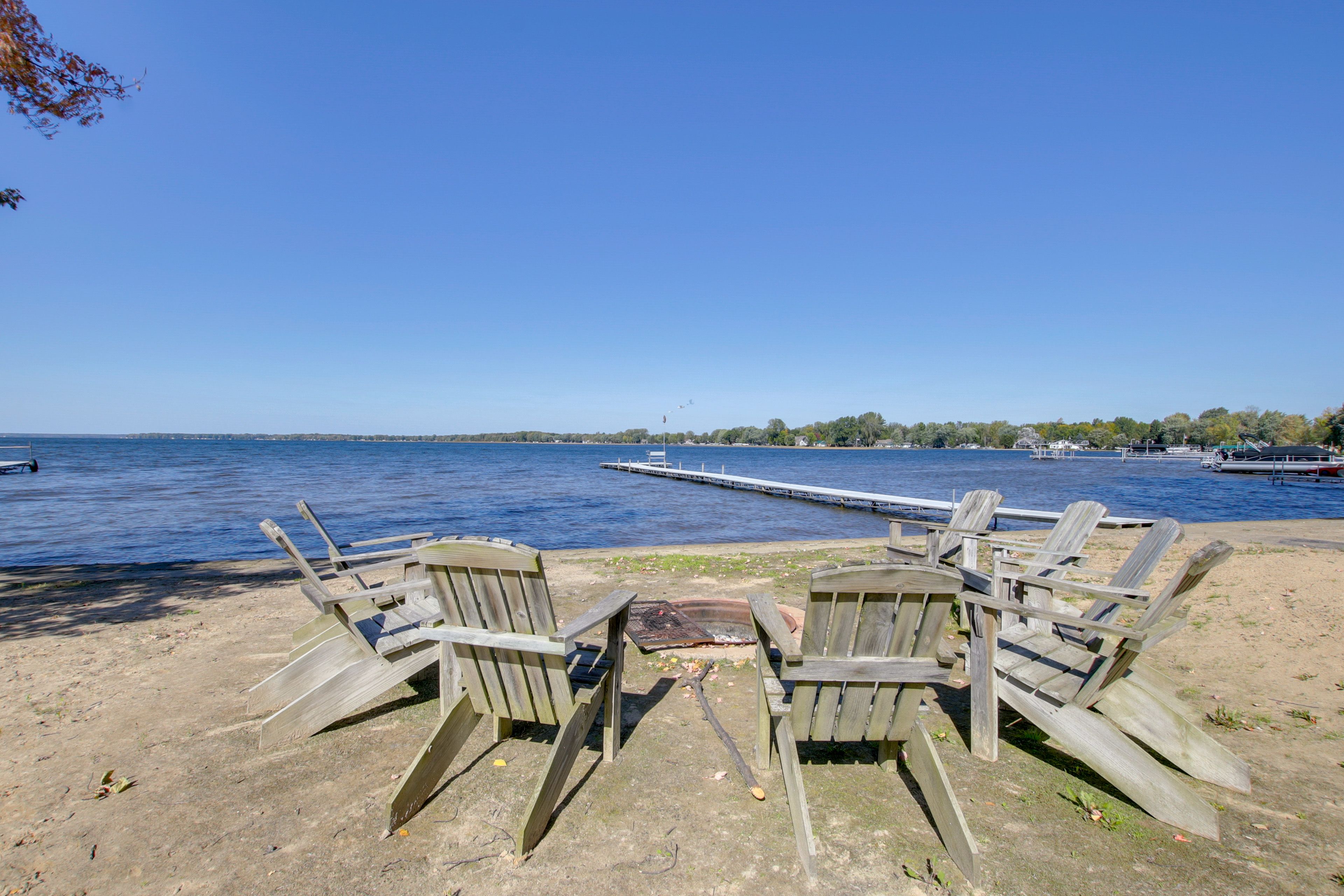 Shared Fire Pit | Shawano Lake Access