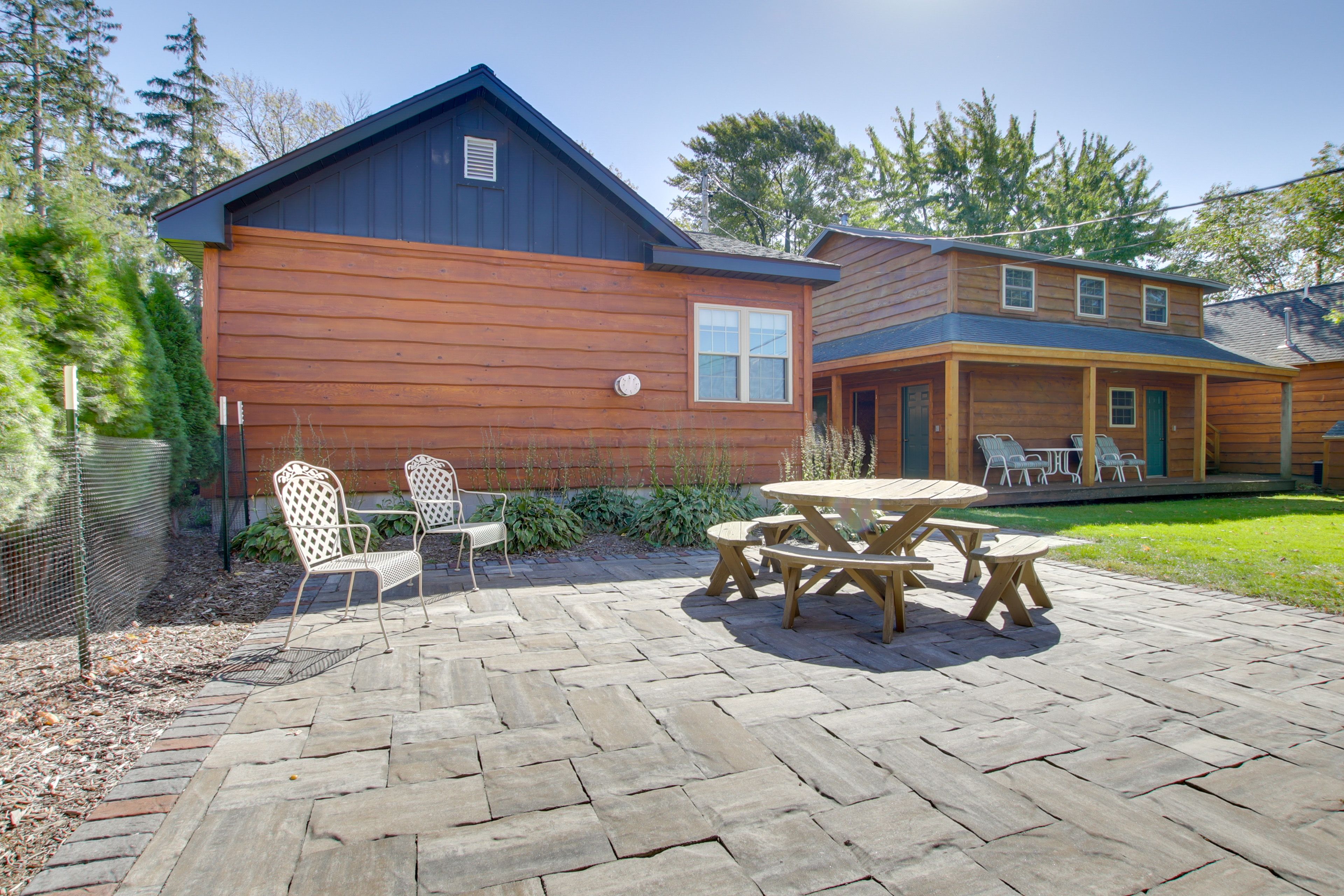 Cabin Exterior | Shared Outdoor Amenities