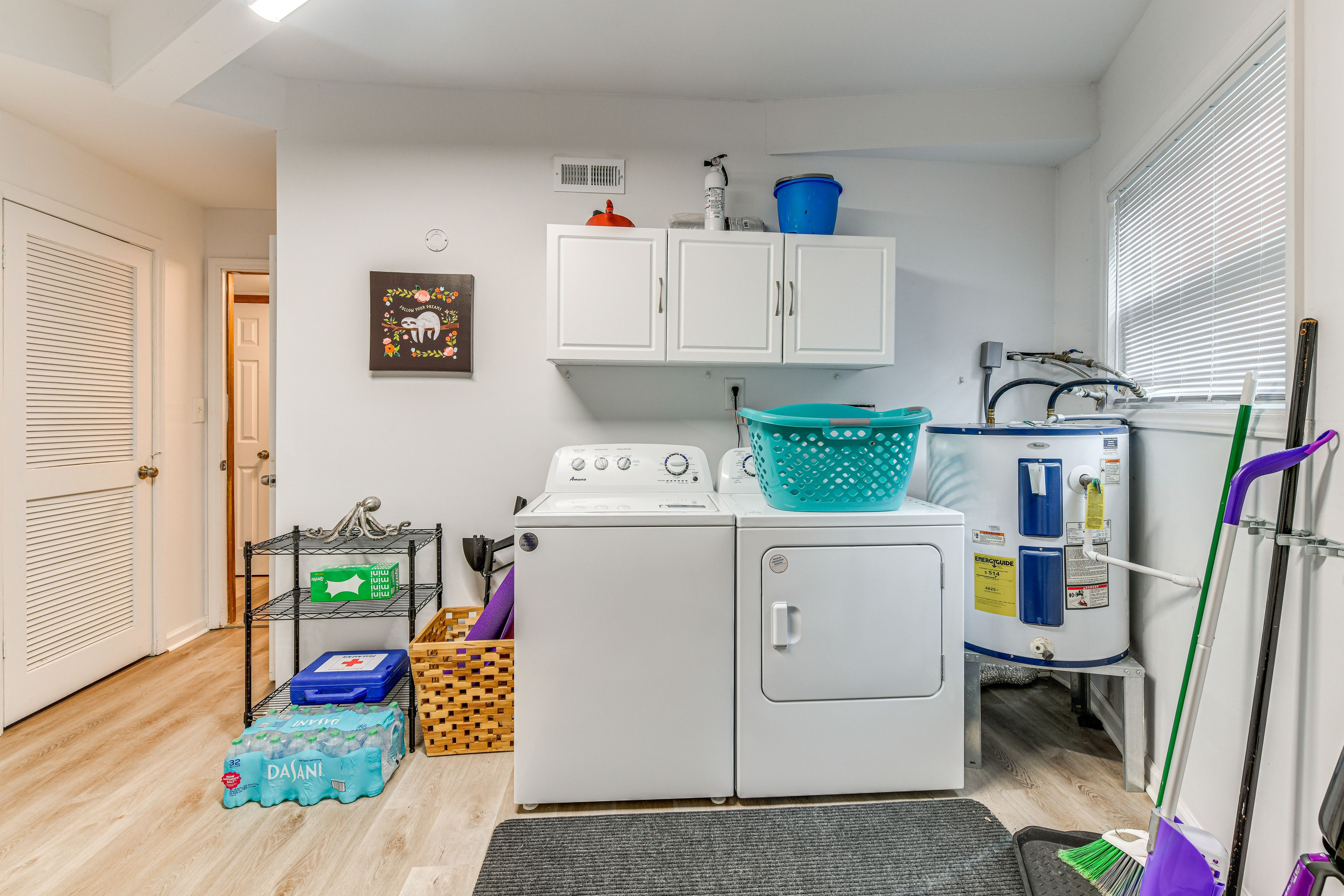 Laundry Room | 1st Floor | Washer & Dryer | Gym Equipment