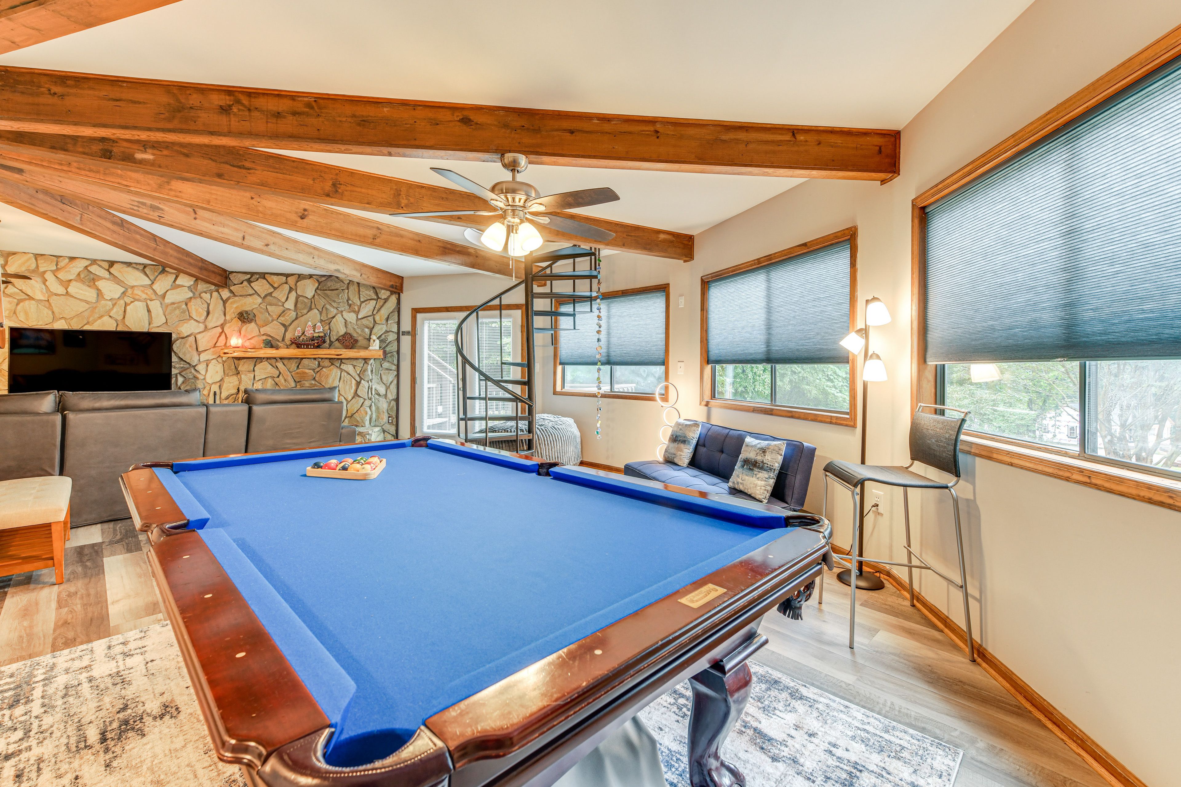Pool Room | 1st Floor | Full Futon