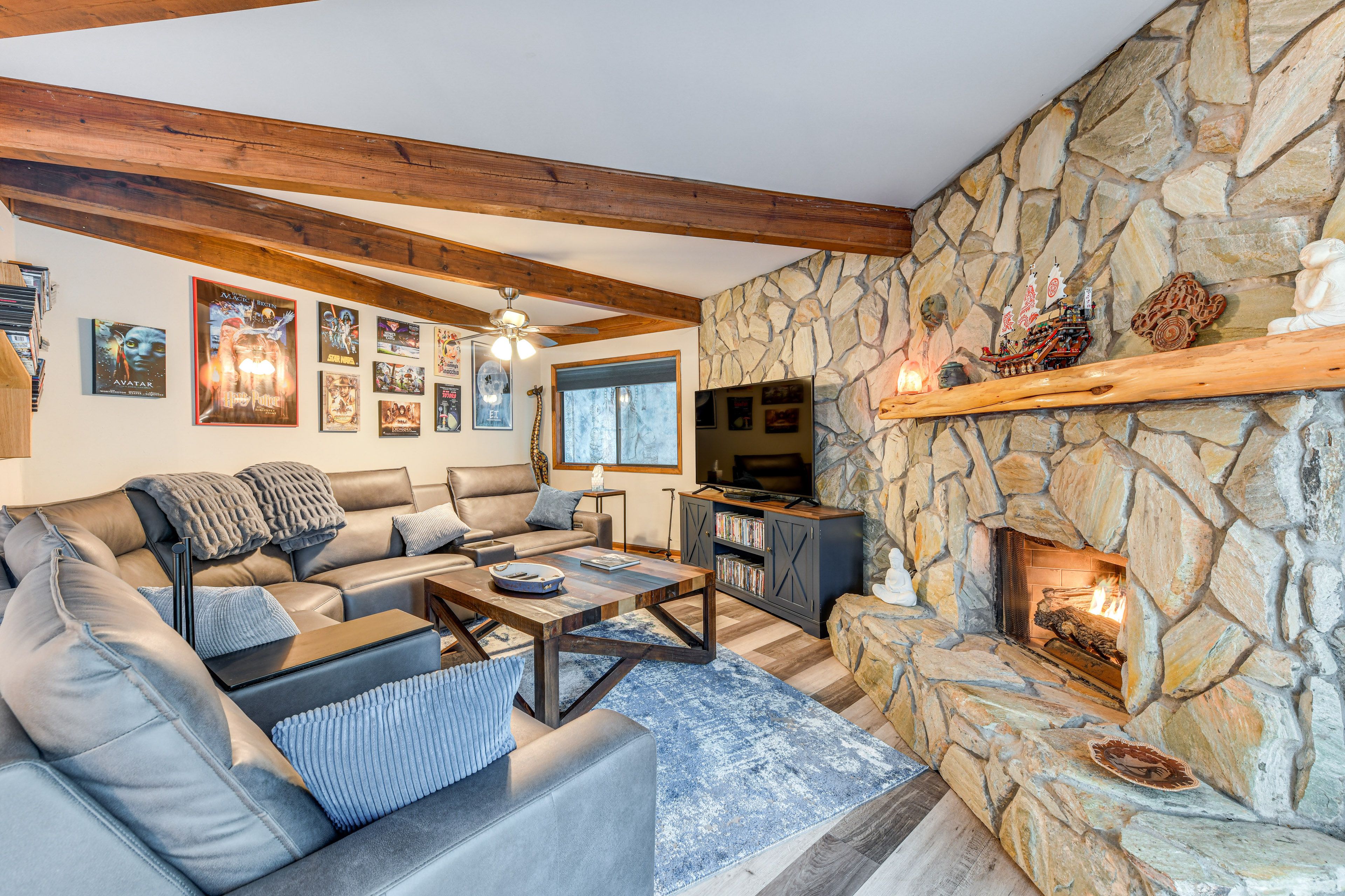Living Room | 1st Floor | 2-Story Home | Central A/C & Heating