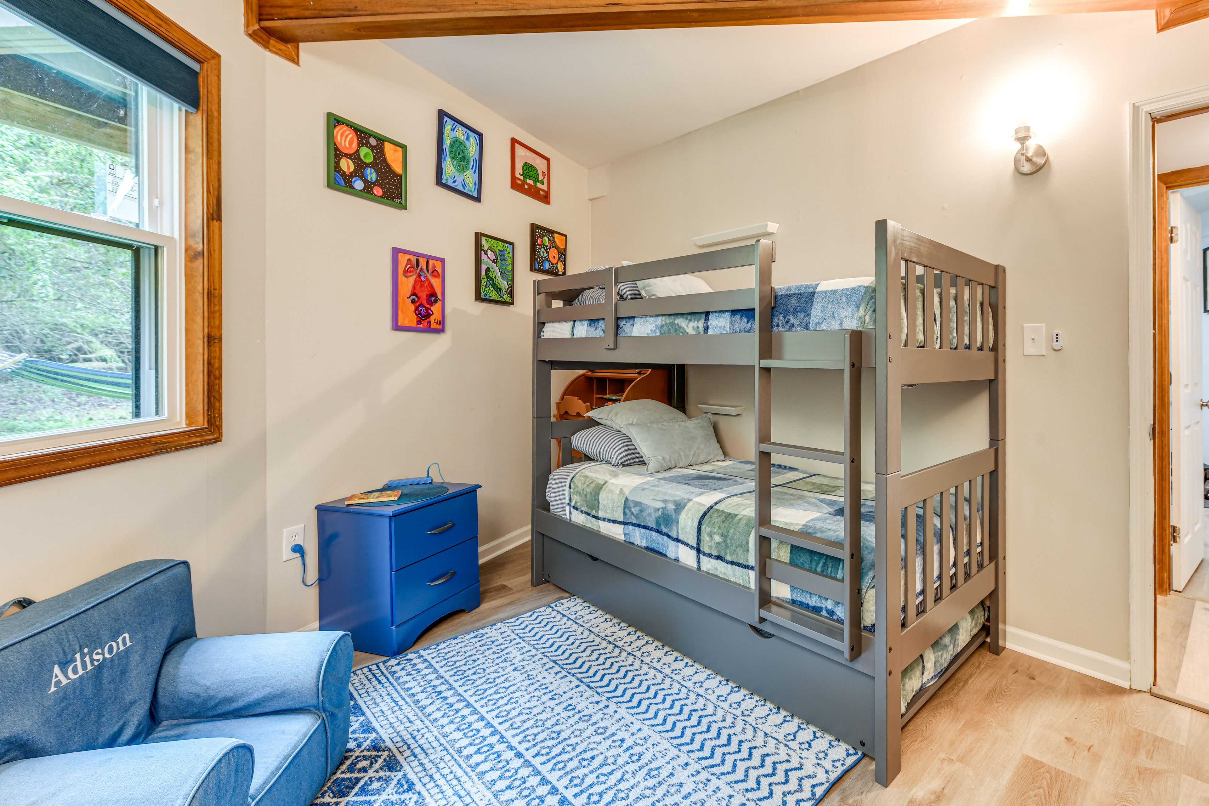 Bedroom 1 | 1st Floor | Twin Bunk Bed w/ Twin Trundle | Linens Provided