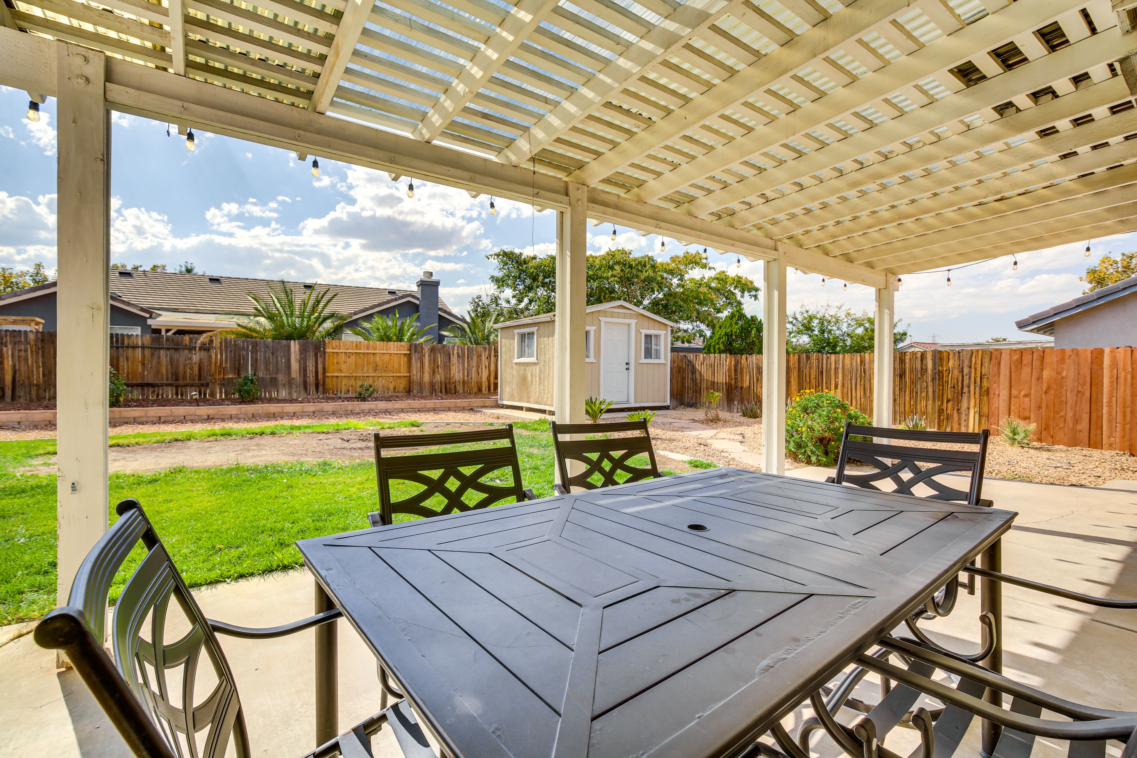 Victorville Vacation Rental | 3BR | 2BA | 1,233 Sq Ft | Small Step for Entry